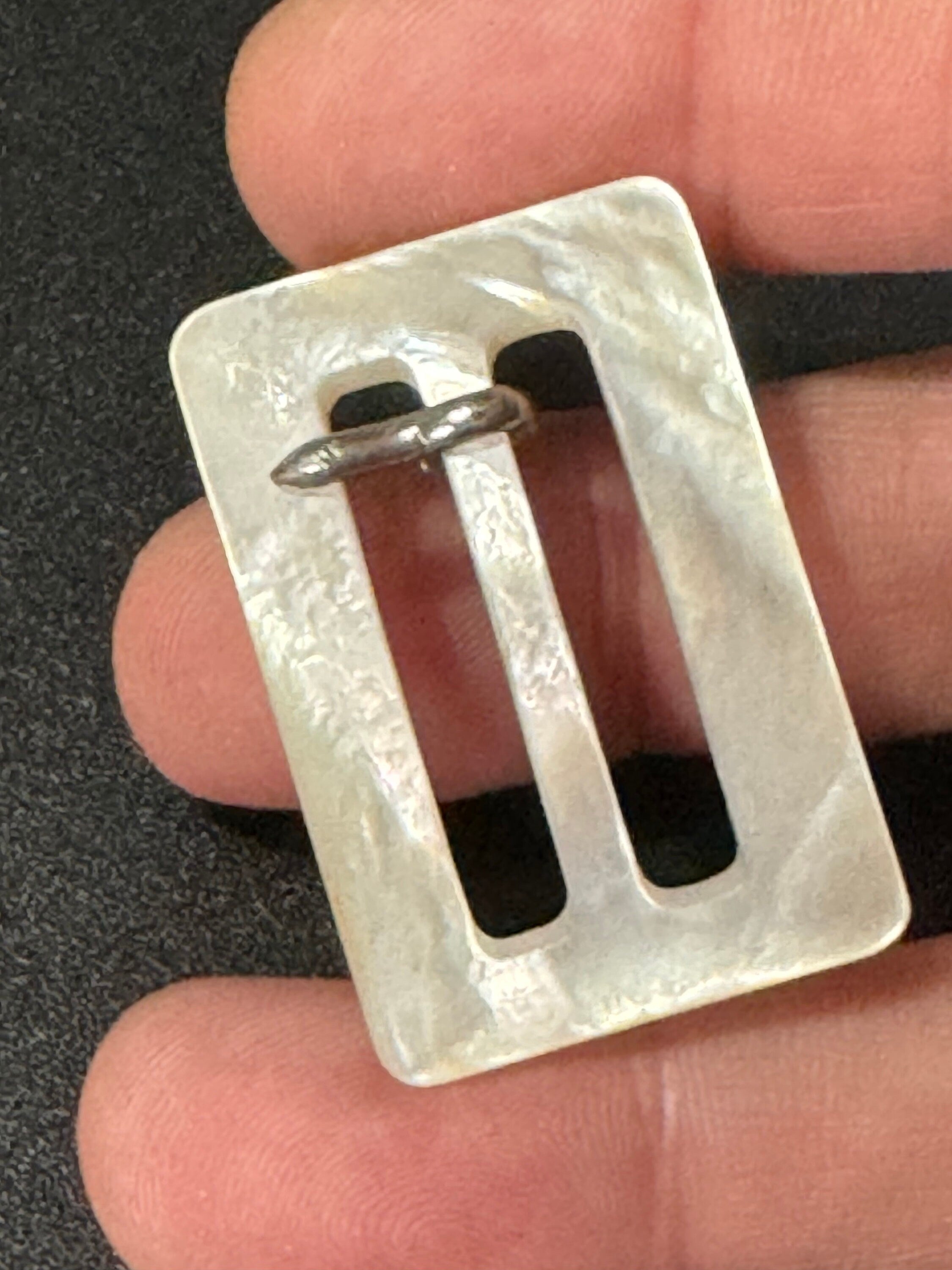 Antique 1900s MOP Mother of Pearl Carved Ornate 1 prong Belt Buckle  Haberdashery Bridal Steampunk Sewing