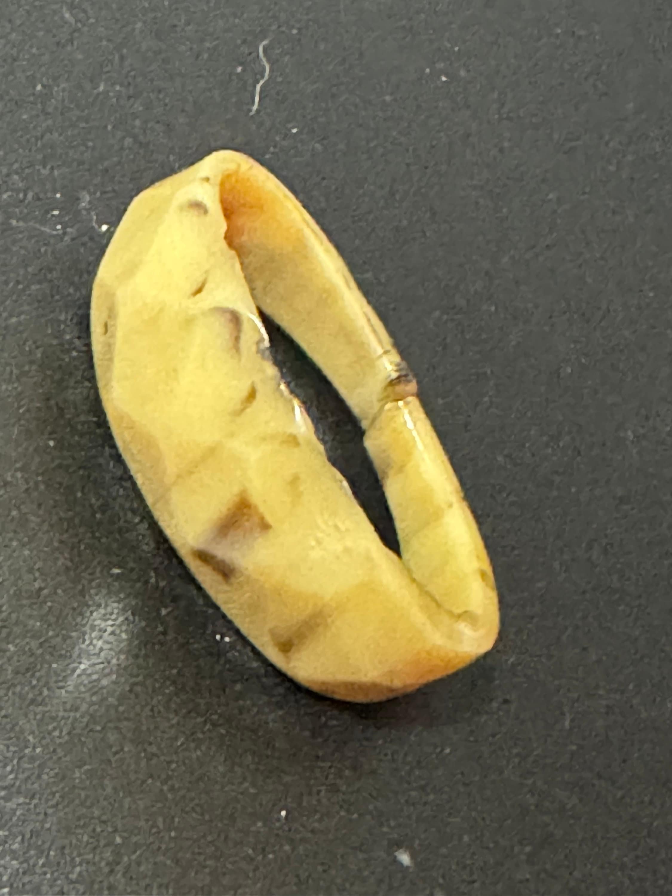 Art Deco Celluloid Early Plastic Scarf Ring Bakelite 1920s 1930s 1940s