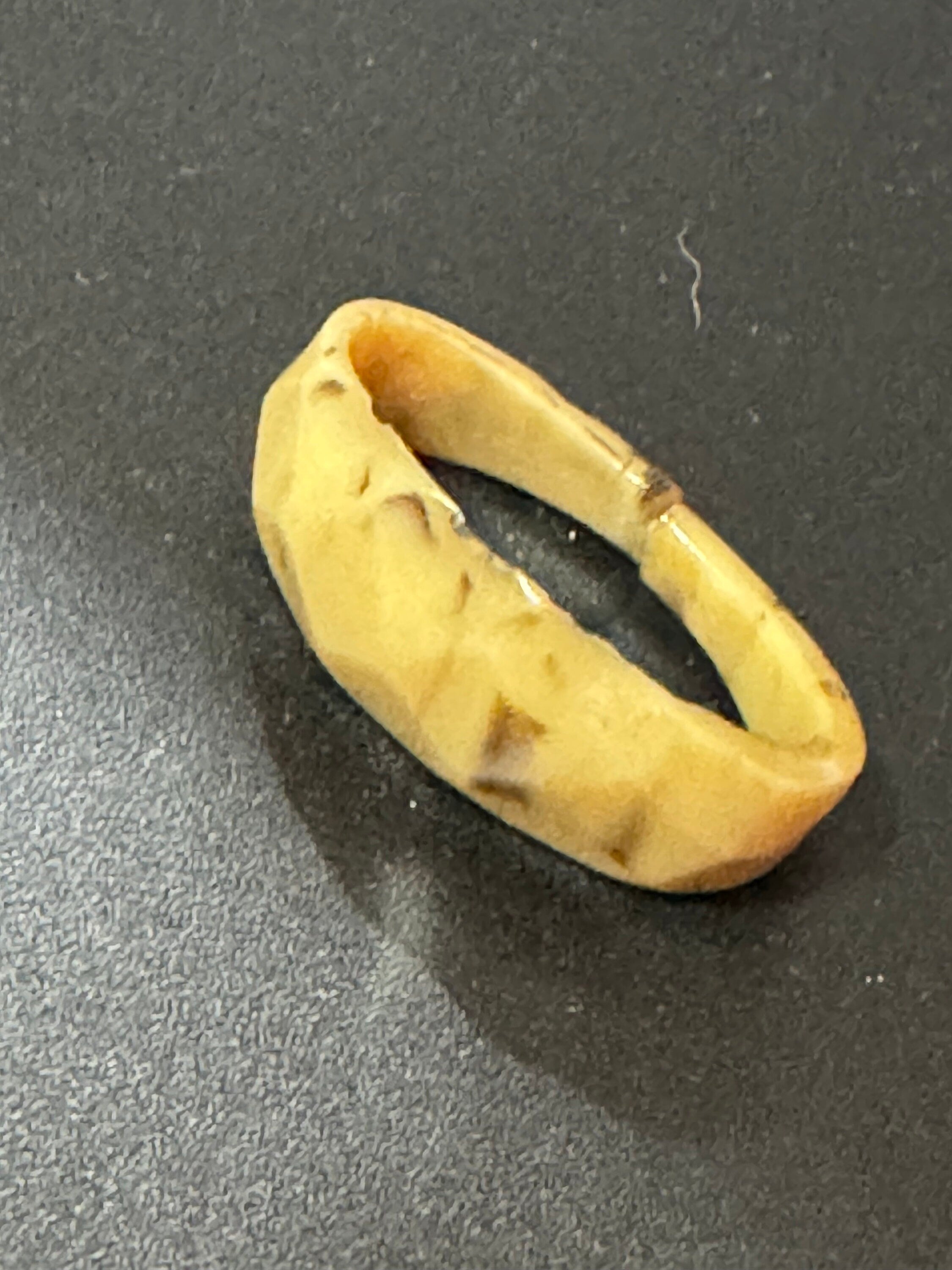 Art Deco Celluloid Early Plastic Scarf Ring Bakelite 1920s 1930s 1940s