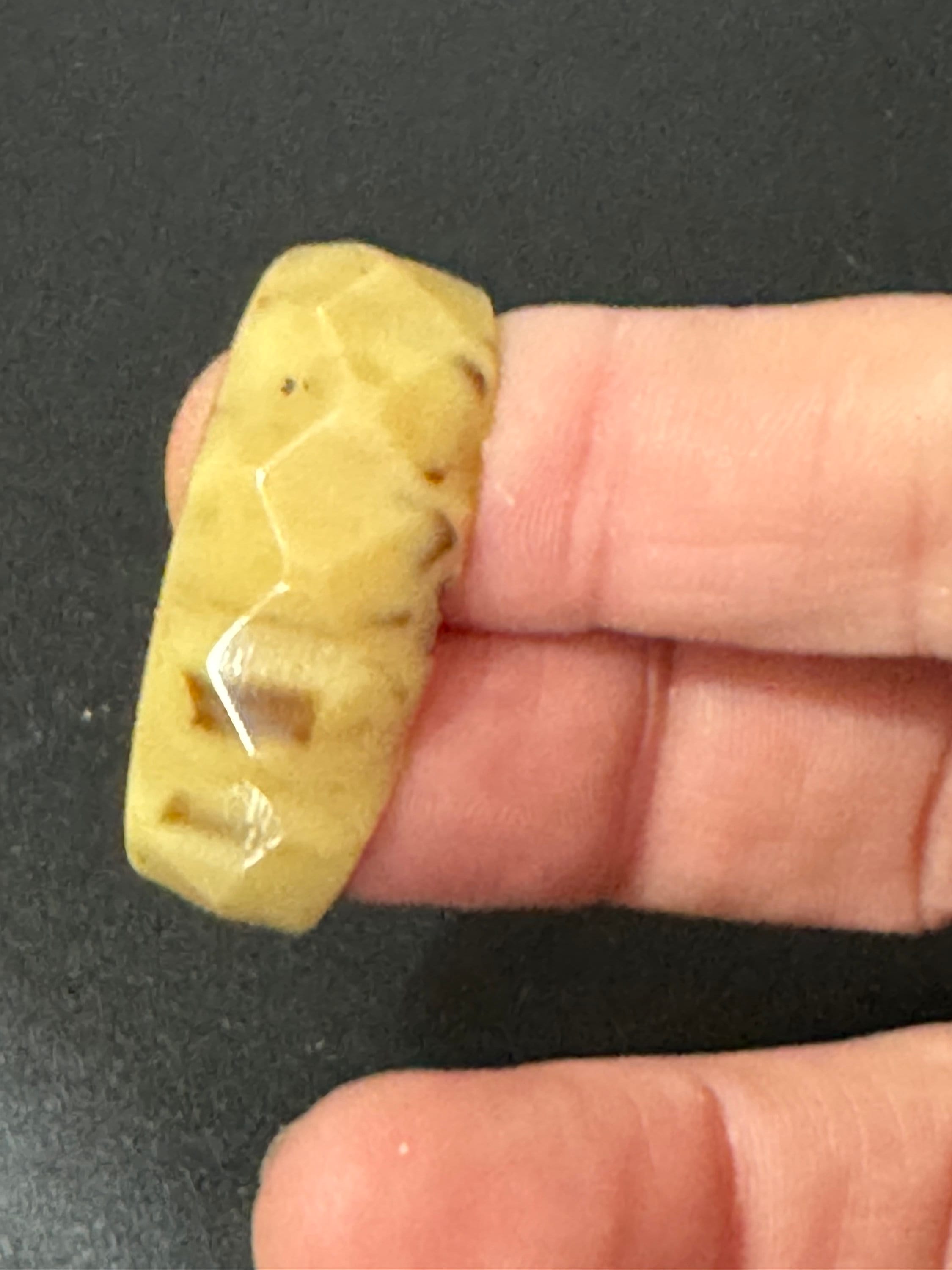 Art Deco Celluloid Early Plastic Scarf Ring Bakelite 1920s 1930s 1940s