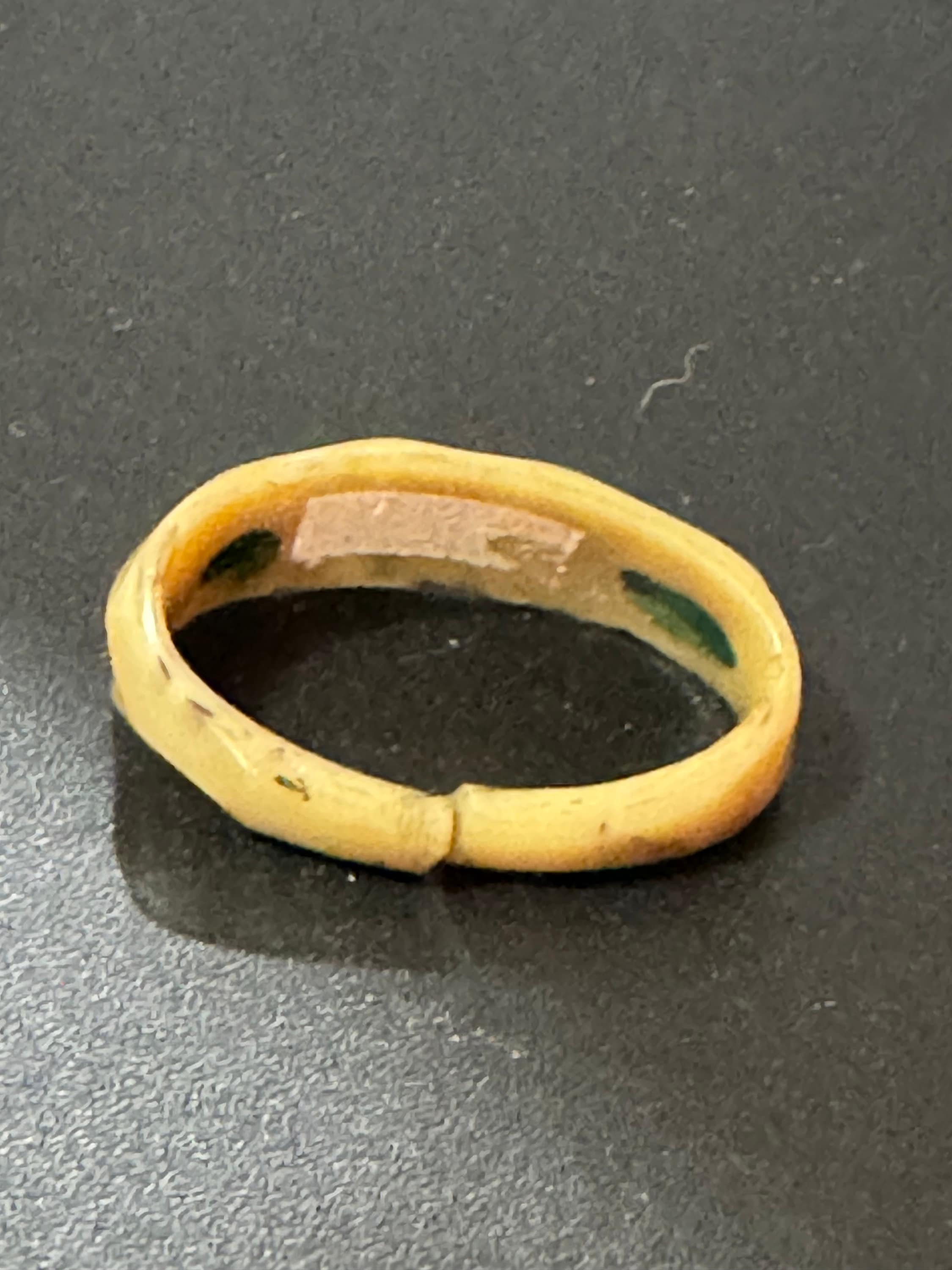 Art Deco Celluloid Early Plastic Scarf Ring Bakelite 1920s 1930s 1940s