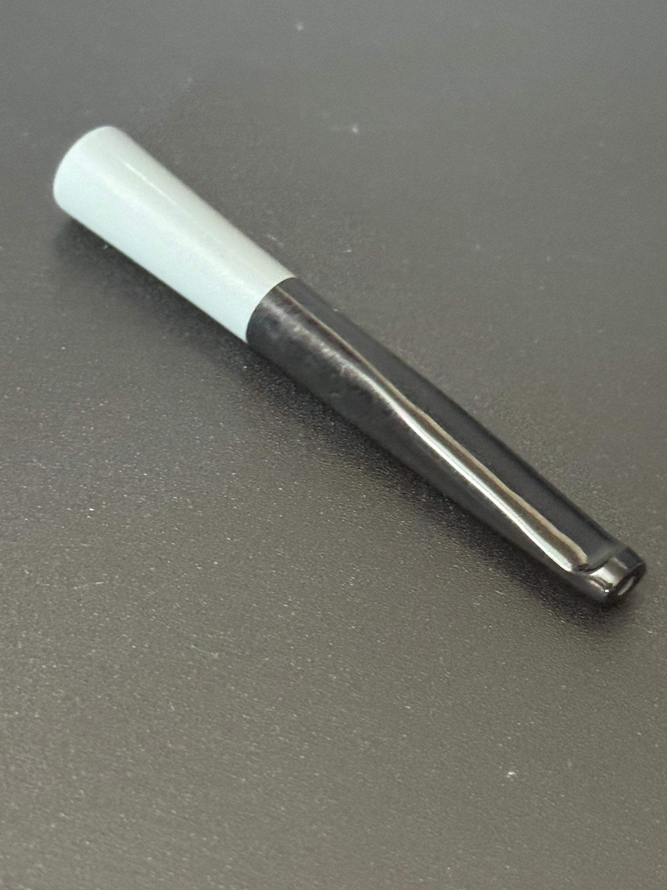 Mid length chic grey and black banded Vintage 1920s Bakelite early plastic Cocktail Party long Cigarette Holder Fancy Dress 1940s
