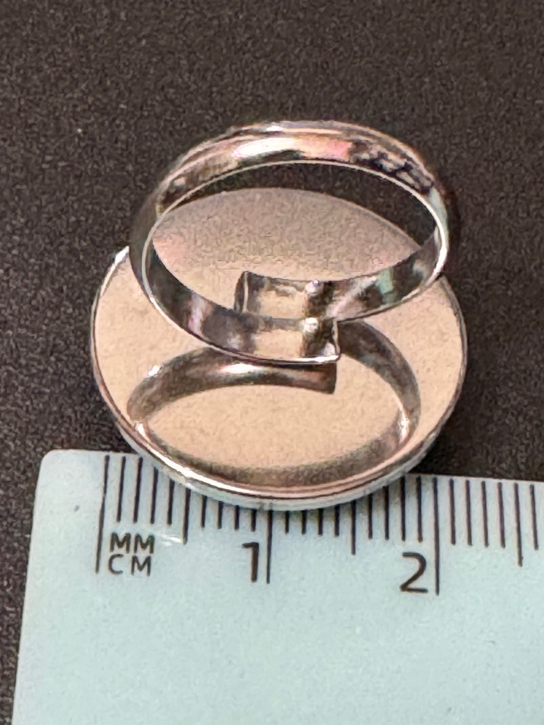 Pink Cowboy Boot Ring: Stainless Steel Adjustable Western Jewelry