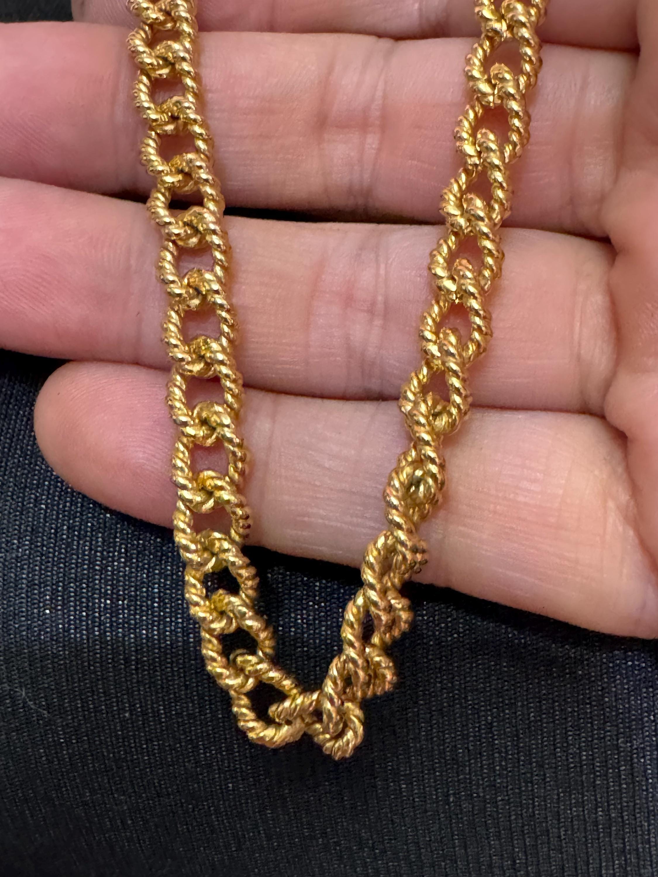 Signed Swarovski gold tone ruby red crystal diamanté designer long layering necklace 80cm