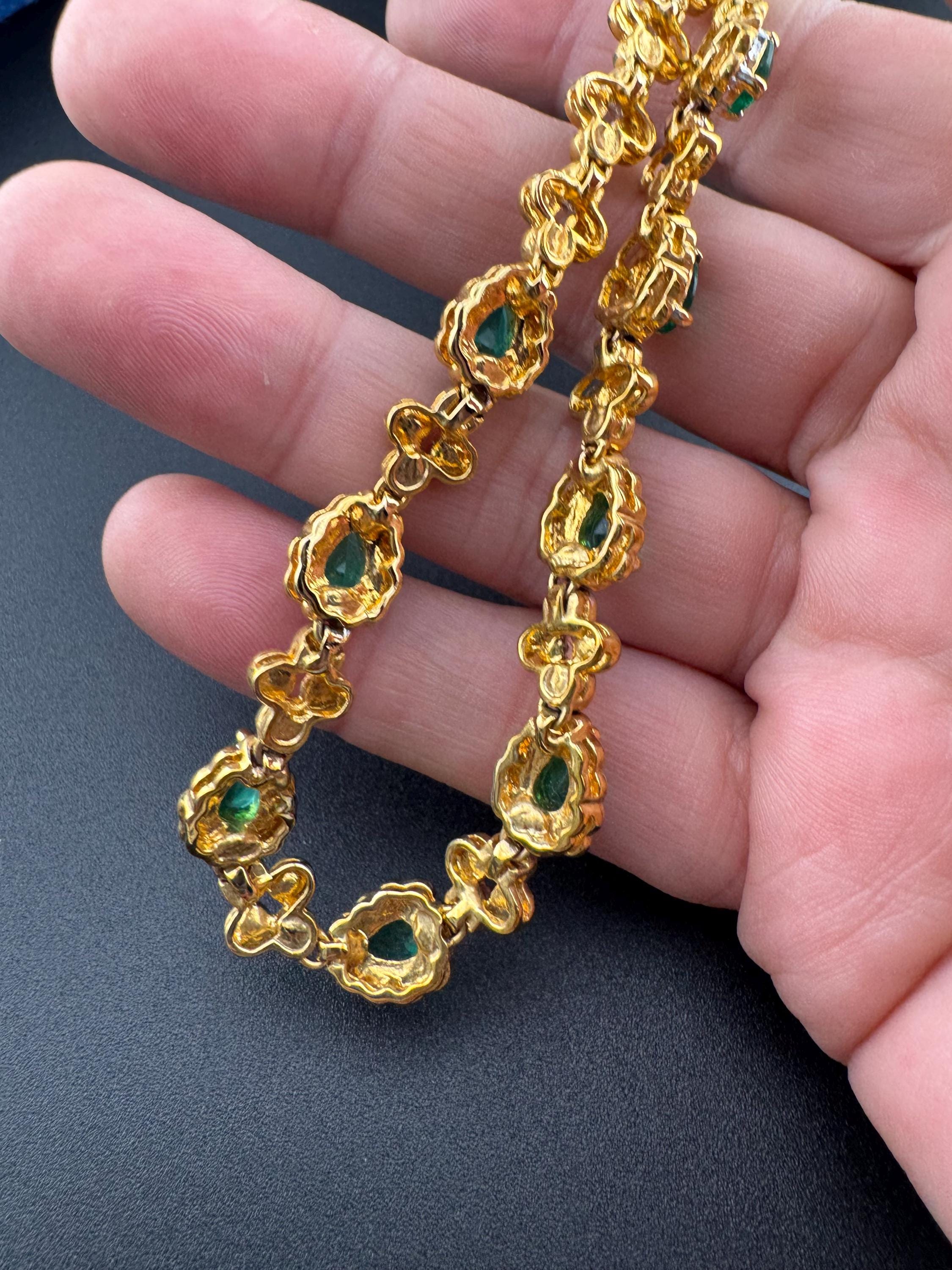JBK Camrose & Kross Emerald Green Rhinestone Necklace