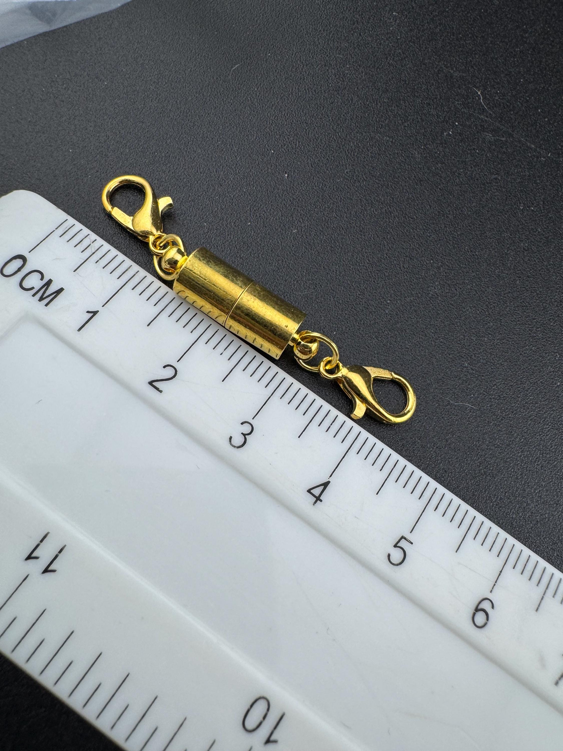 Magnetic necklace clasps choice of gold or silver tone.  Lobster clasp  chain closure converter ideal for arthritic hands easy fastening