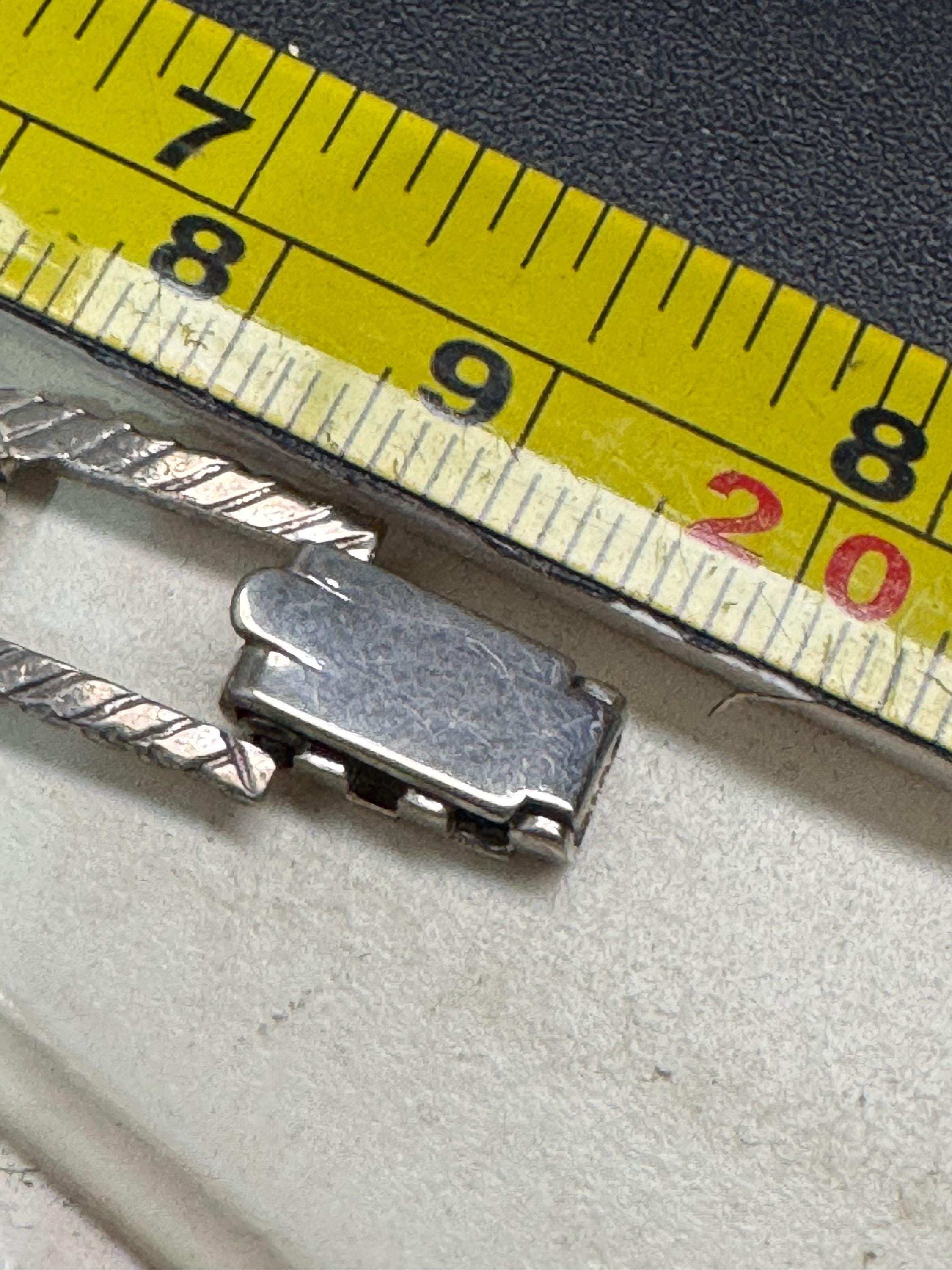 Modernist 800 continental silver panel link bracelet 22.7 grams 19.5cm x 1cm