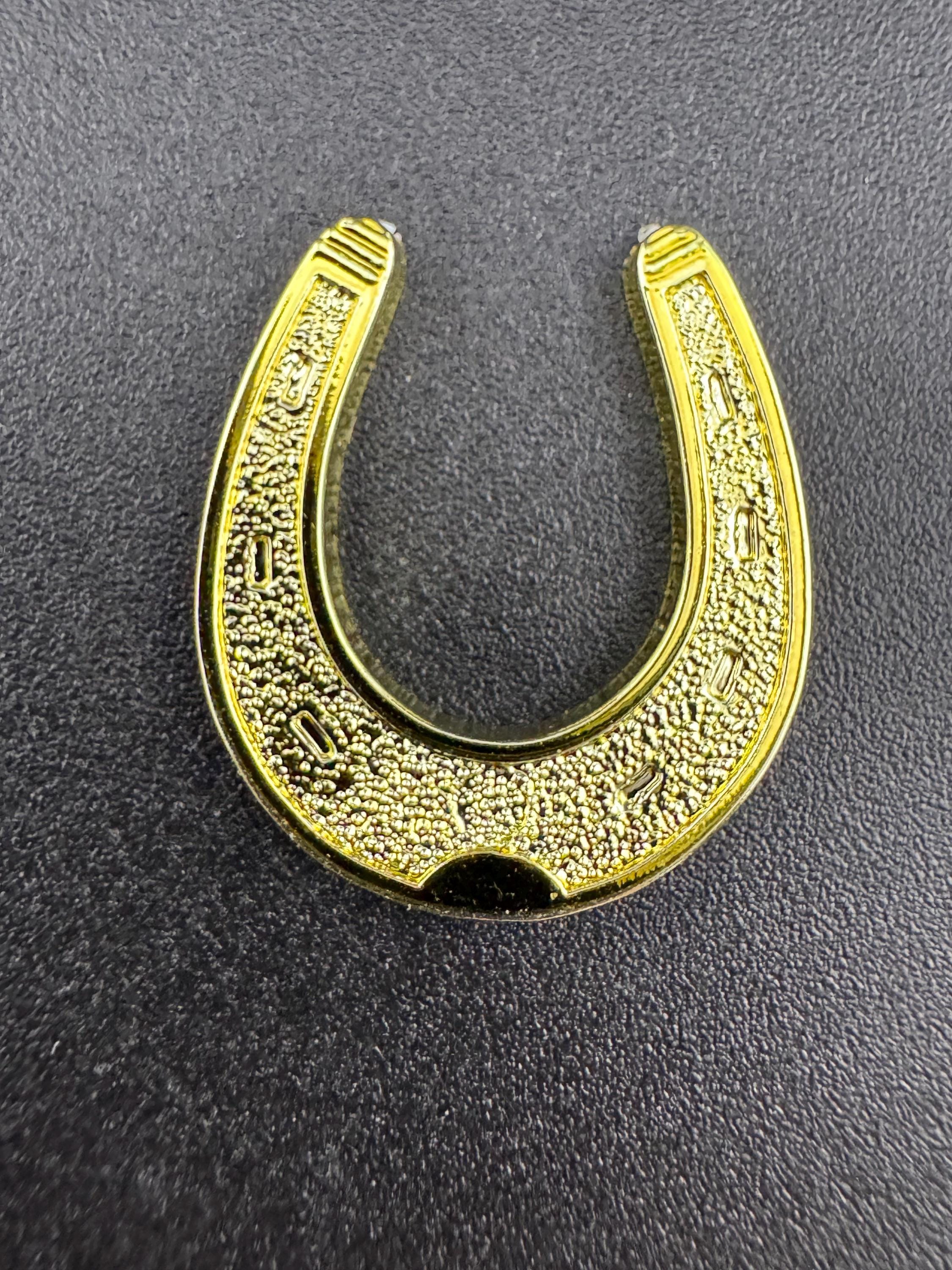 2.5cm horseshoe Wedding Cake topper decoration Vintage silver plastic