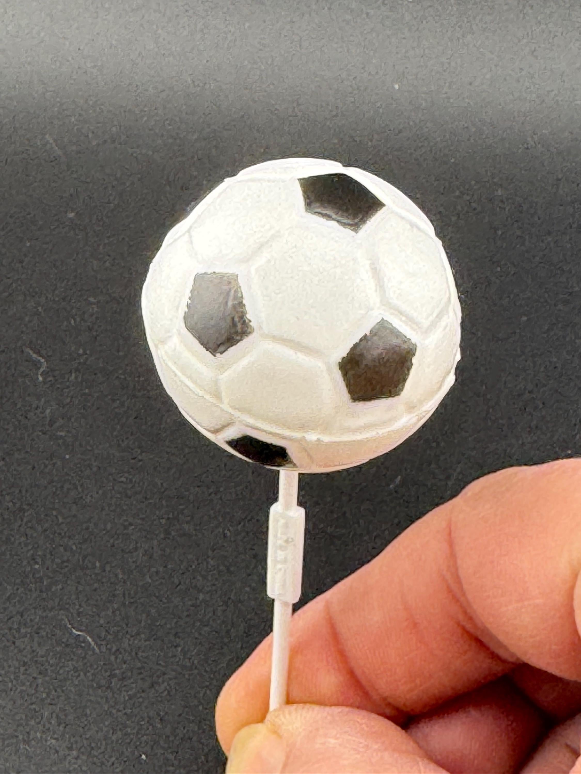 Novelty football birthday cake topper, sports, footballer decoration