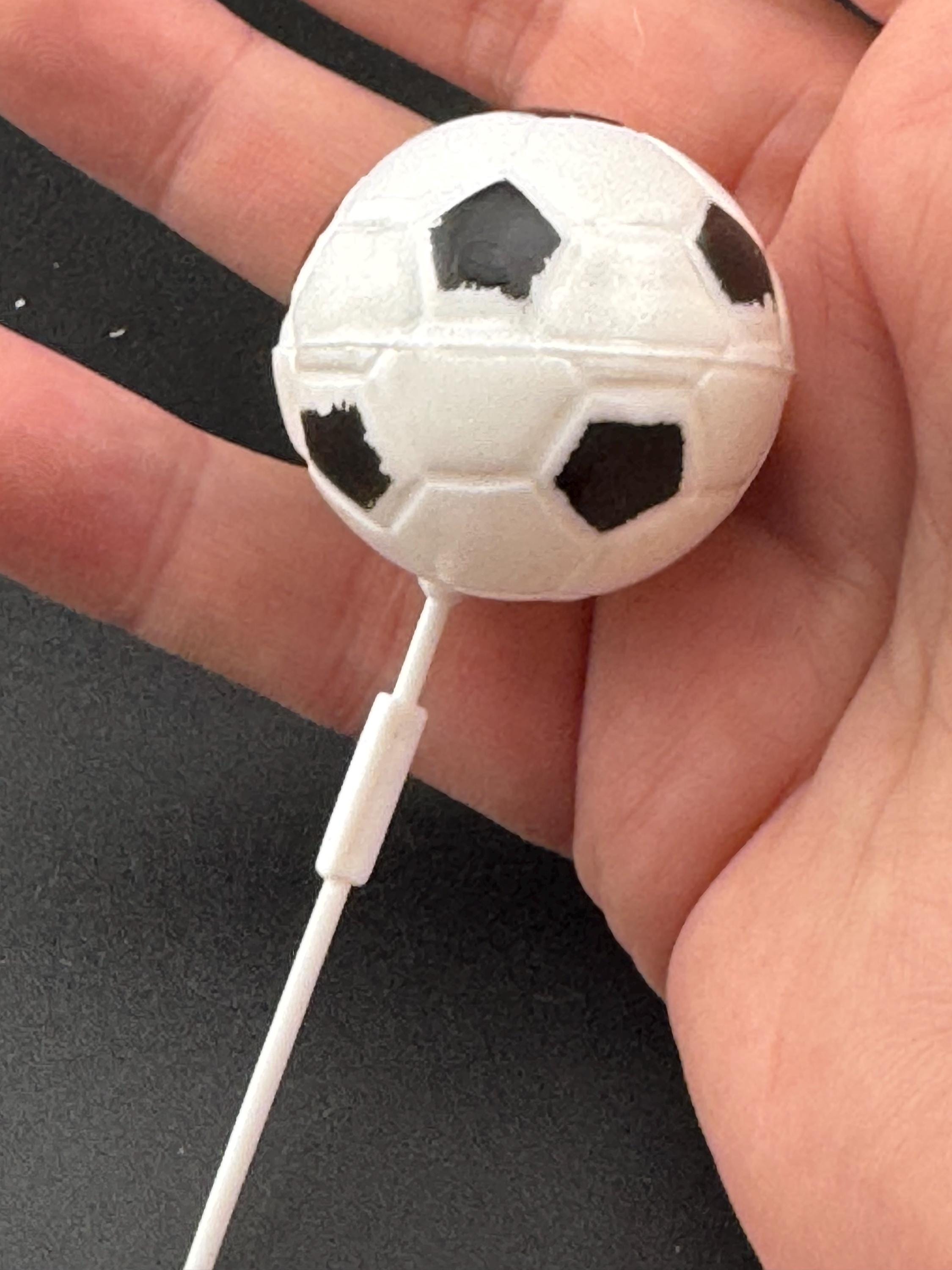 Novelty football birthday cake topper, sports, footballer decoration