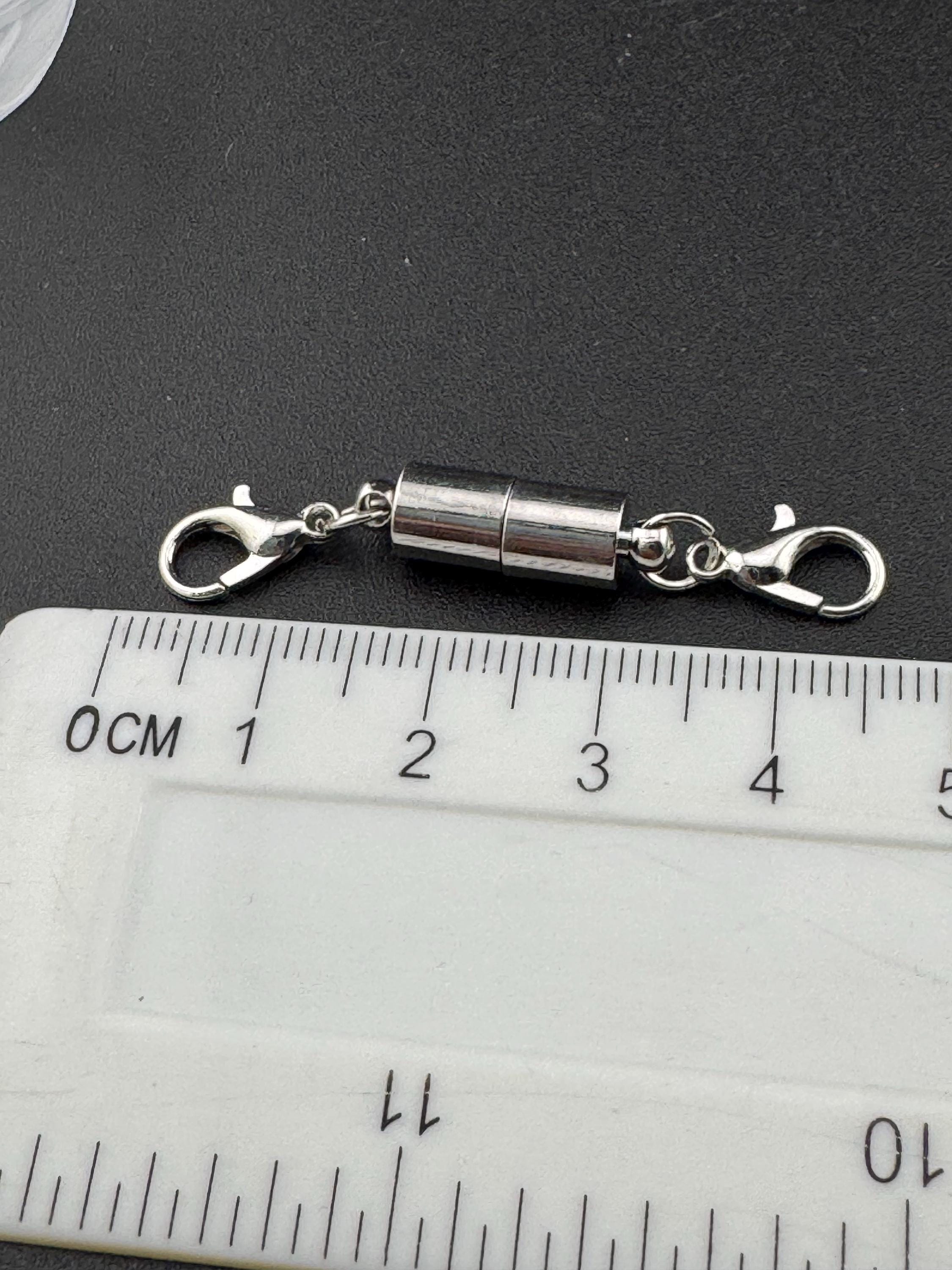 Magnetic necklace clasps choice of gold or silver tone.  Lobster clasp  chain closure converter ideal for arthritic hands easy fastening