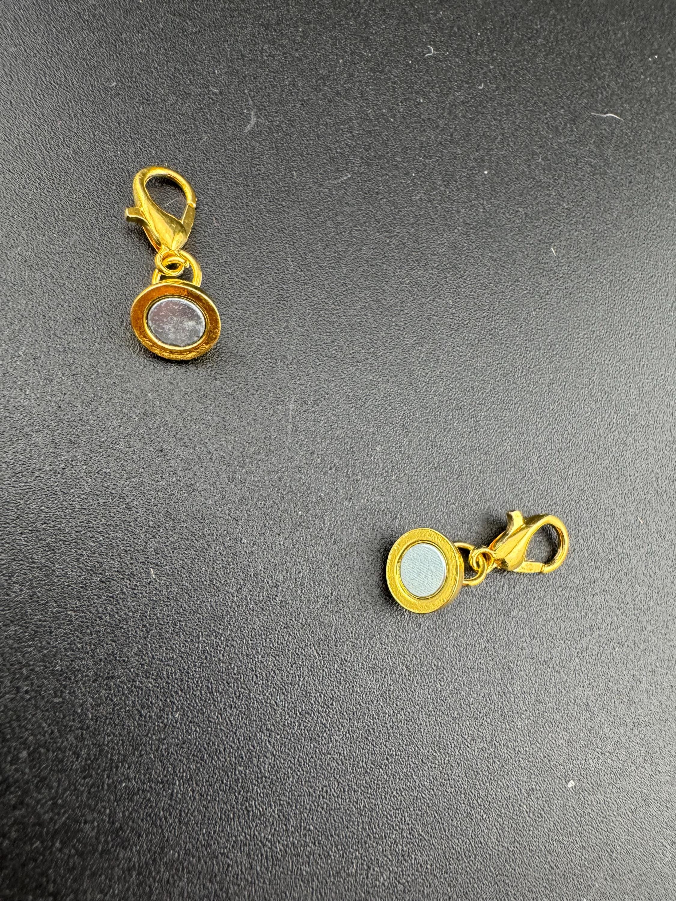 Magnetic necklace clasps choice of gold or silver tone.  Lobster clasp  chain closure converter ideal for arthritic hands easy fastening
