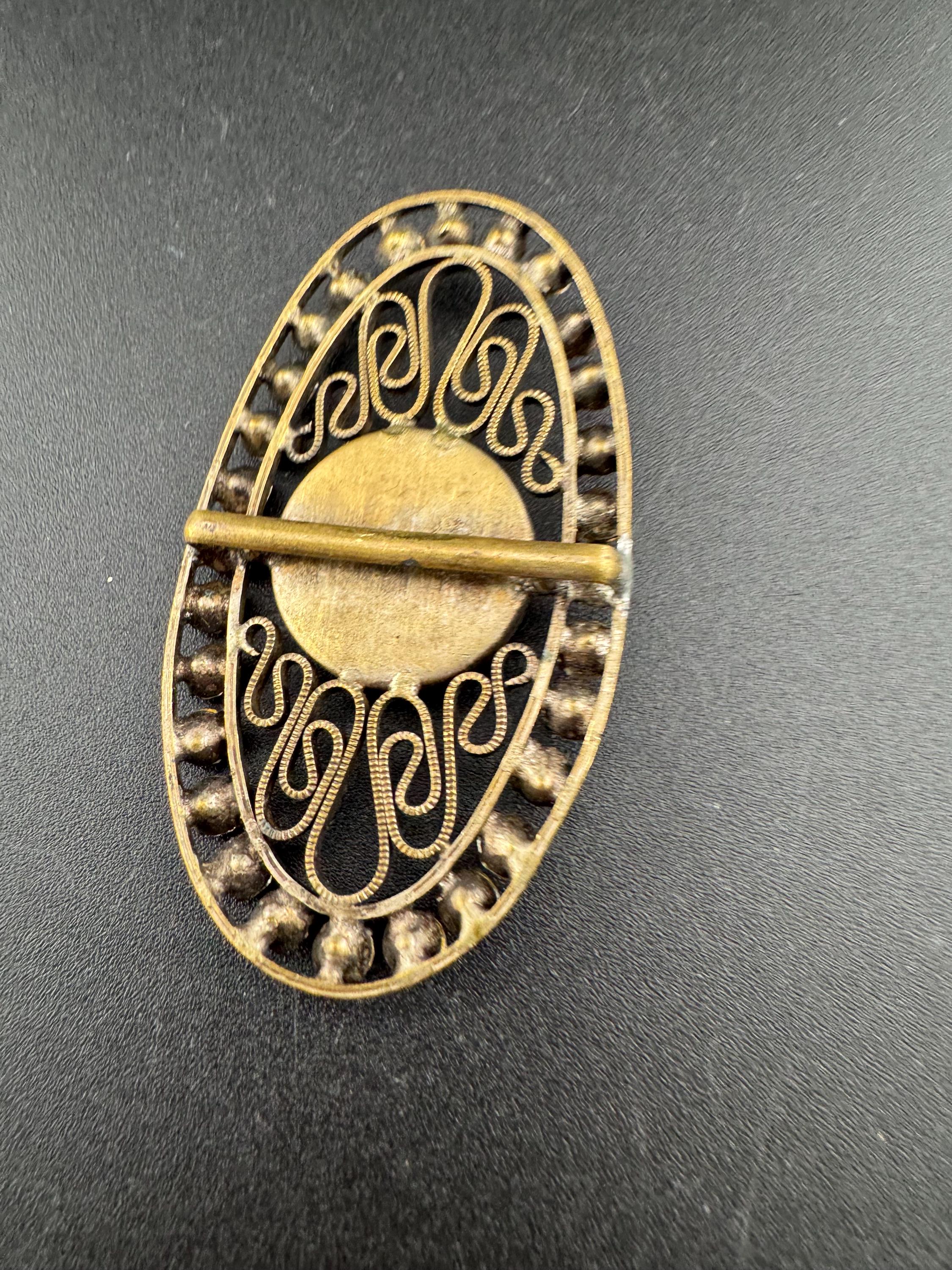Art deco Antique black faceted Glass cabochon clear rhinestone geometric slider belt Buckle Adornment