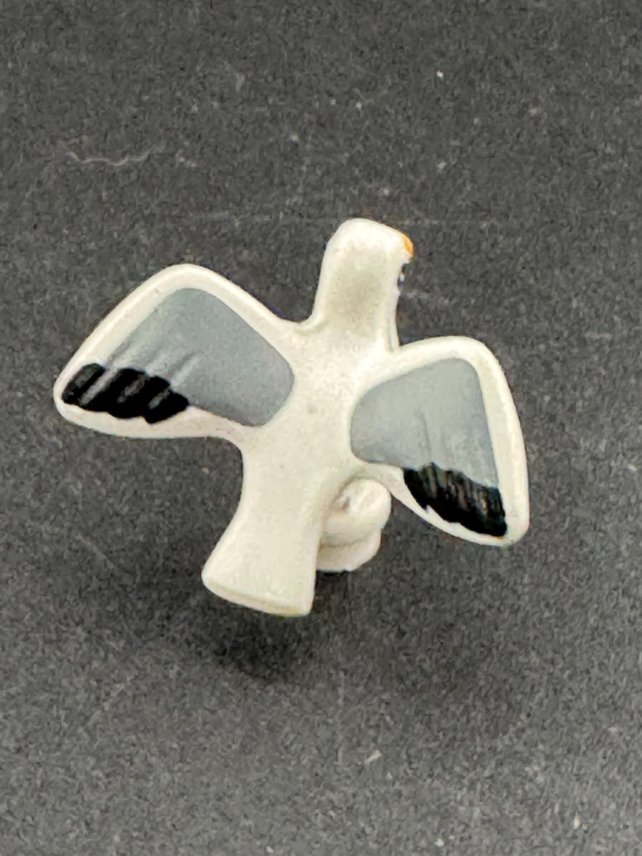 2cm miniature seagull seaside cake topper decoration nautical bird fits building bricks