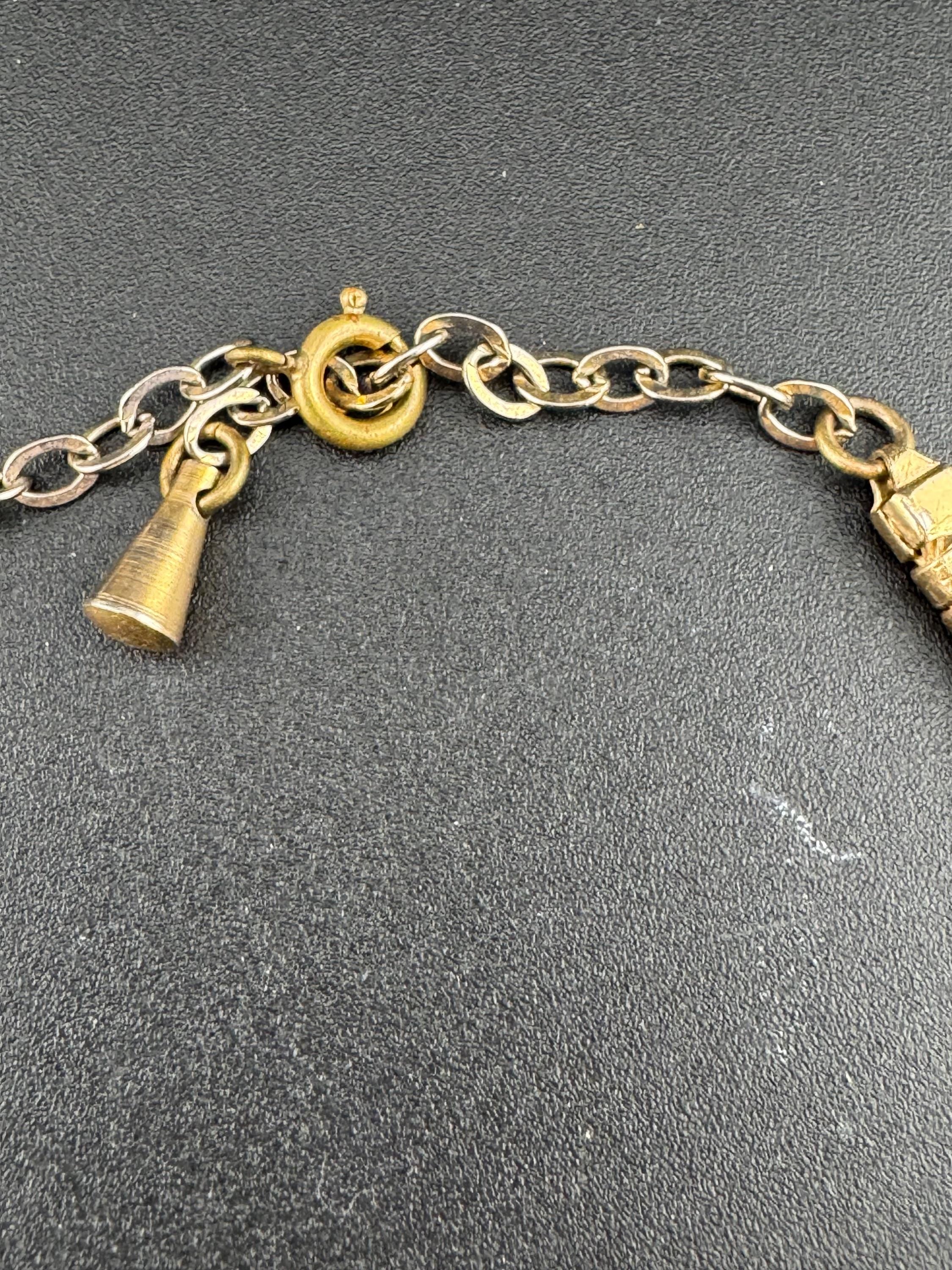 Vintage Egyptian Revival Cleopatra Necklace Wide Link Runway Statement Choker to 43cm
