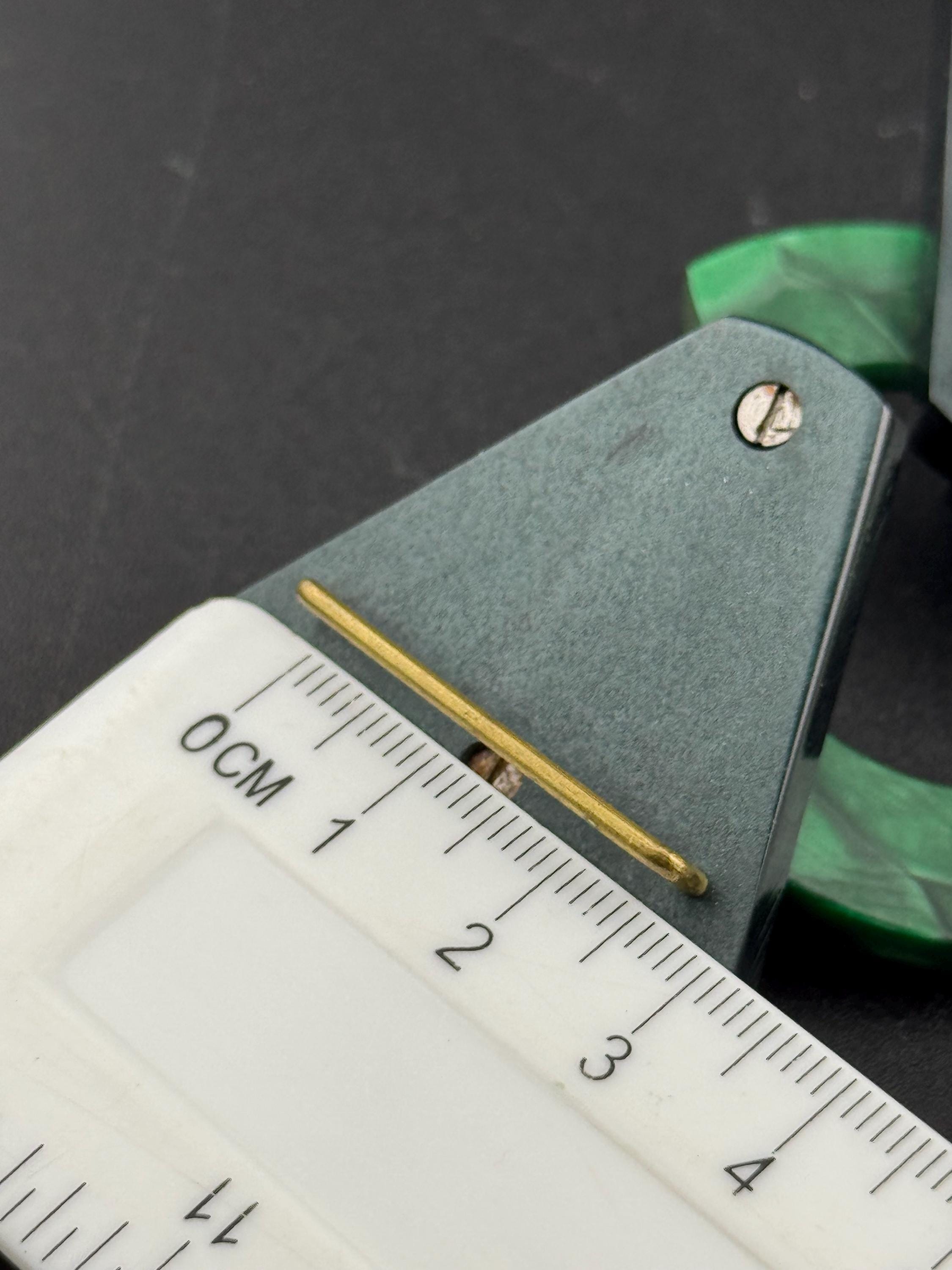 Large Antique Art Deco Bakelite Celluloid Early Plastic black and GREEN Art Deco Geometric Belt Buckle 1920s 1930s Sewing Haberdashery
