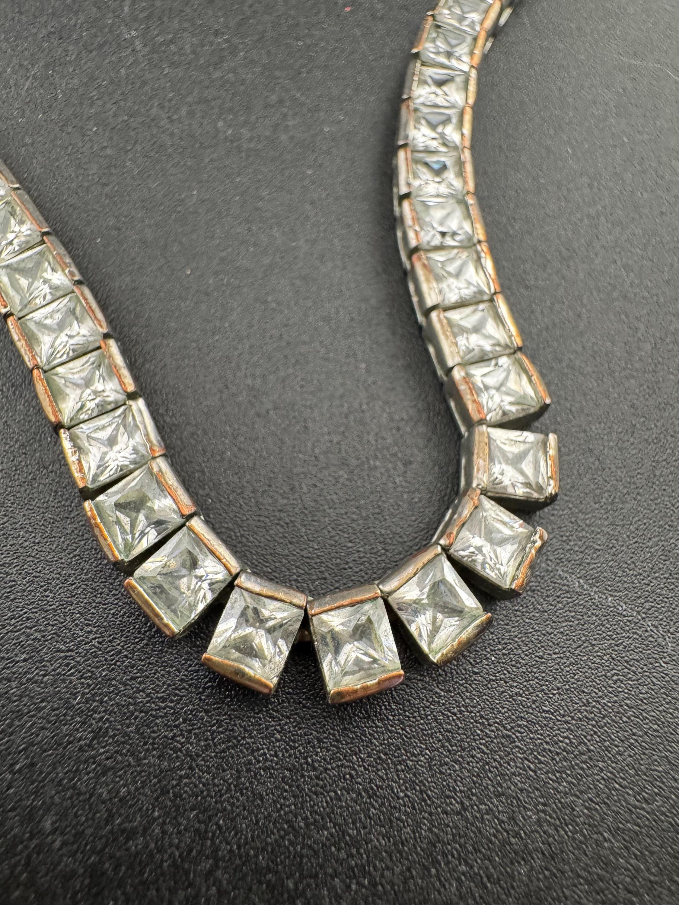 Signed Butler & Wilson Vintage Diamanté Rhinestone Necklace