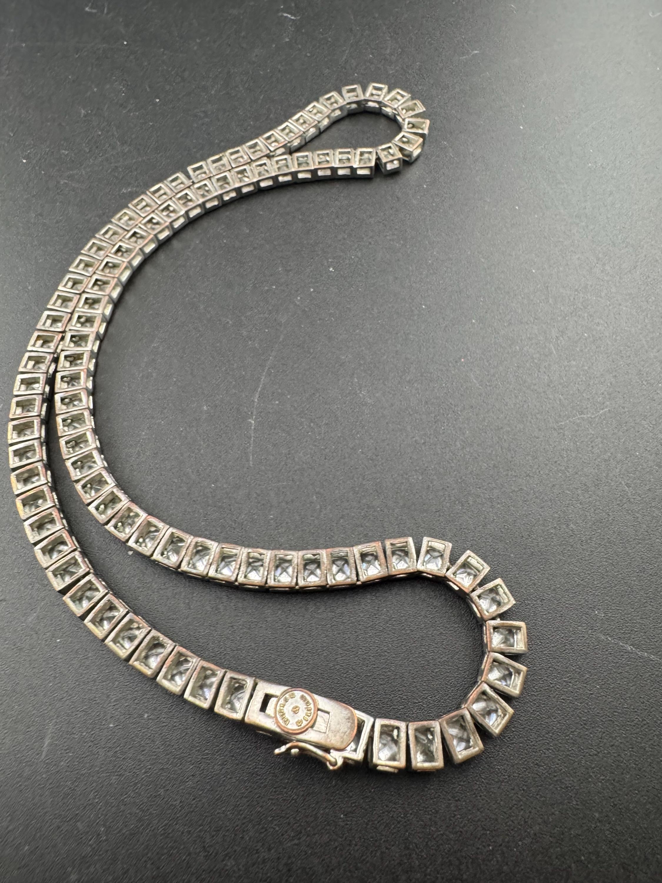 Signed Butler & Wilson Vintage Diamanté Rhinestone Necklace