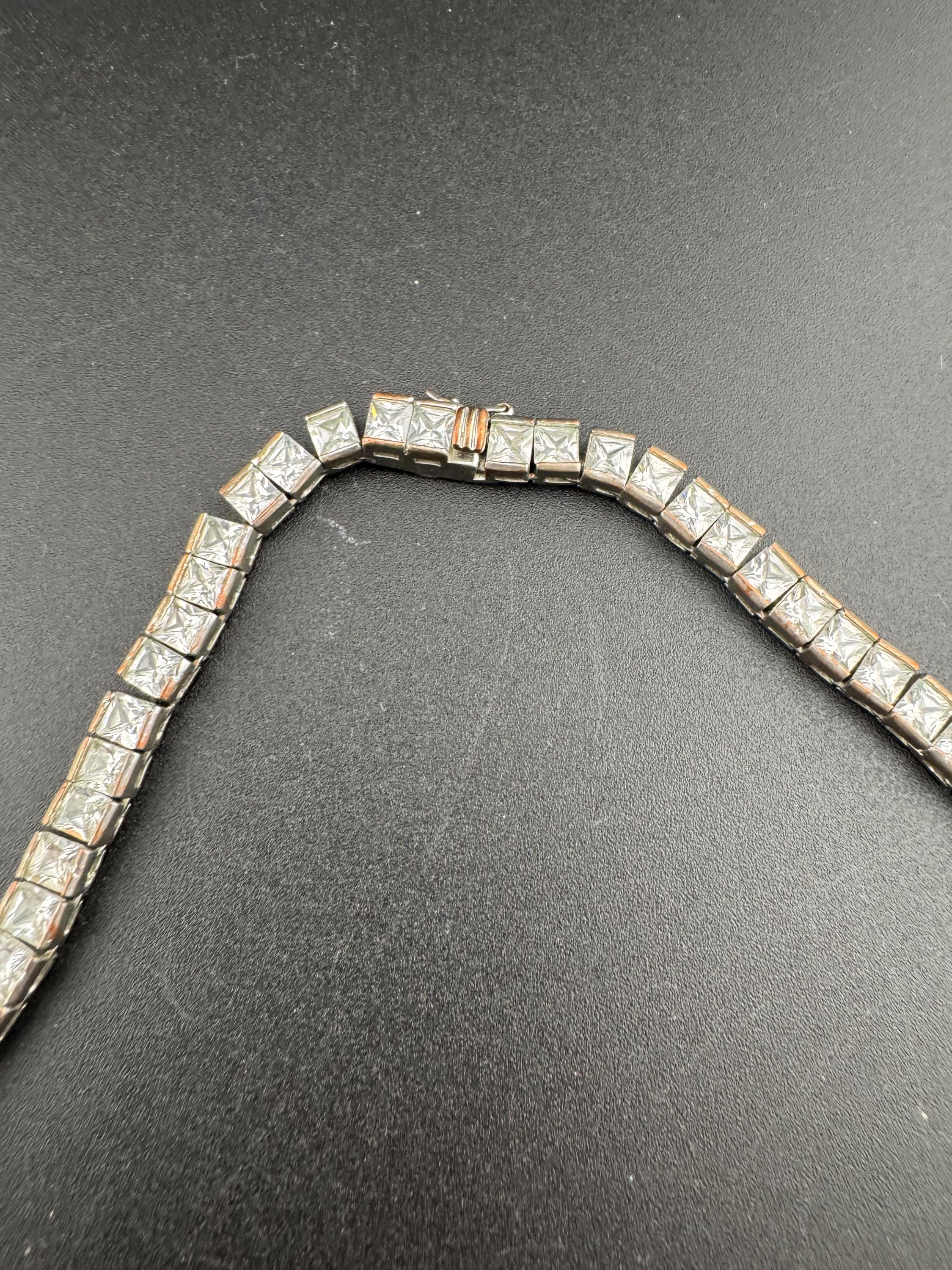 Signed Butler & Wilson Vintage Diamanté Rhinestone Necklace
