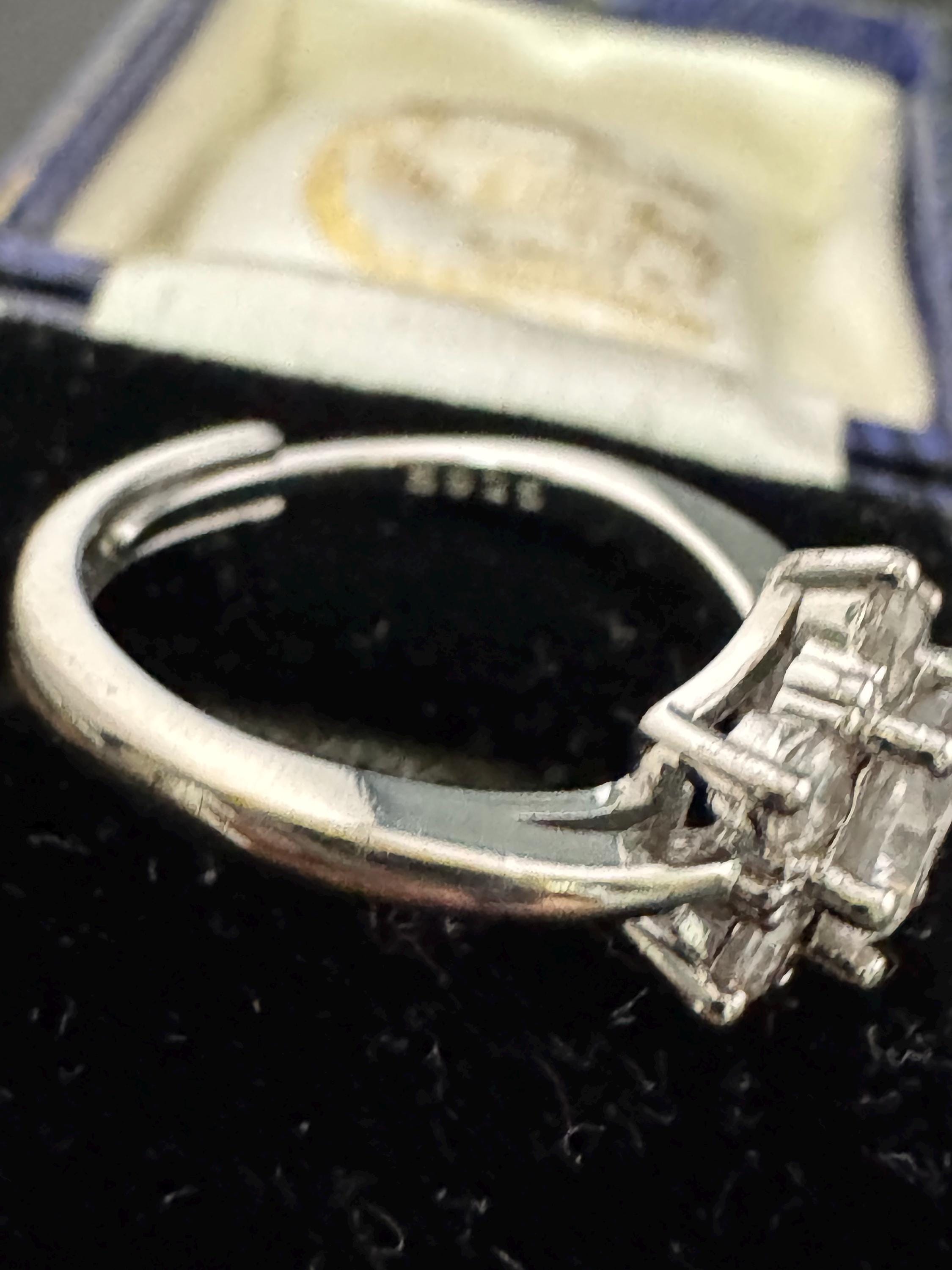 Adjustable Sterling Silver Gemstone Ring - Size L M N