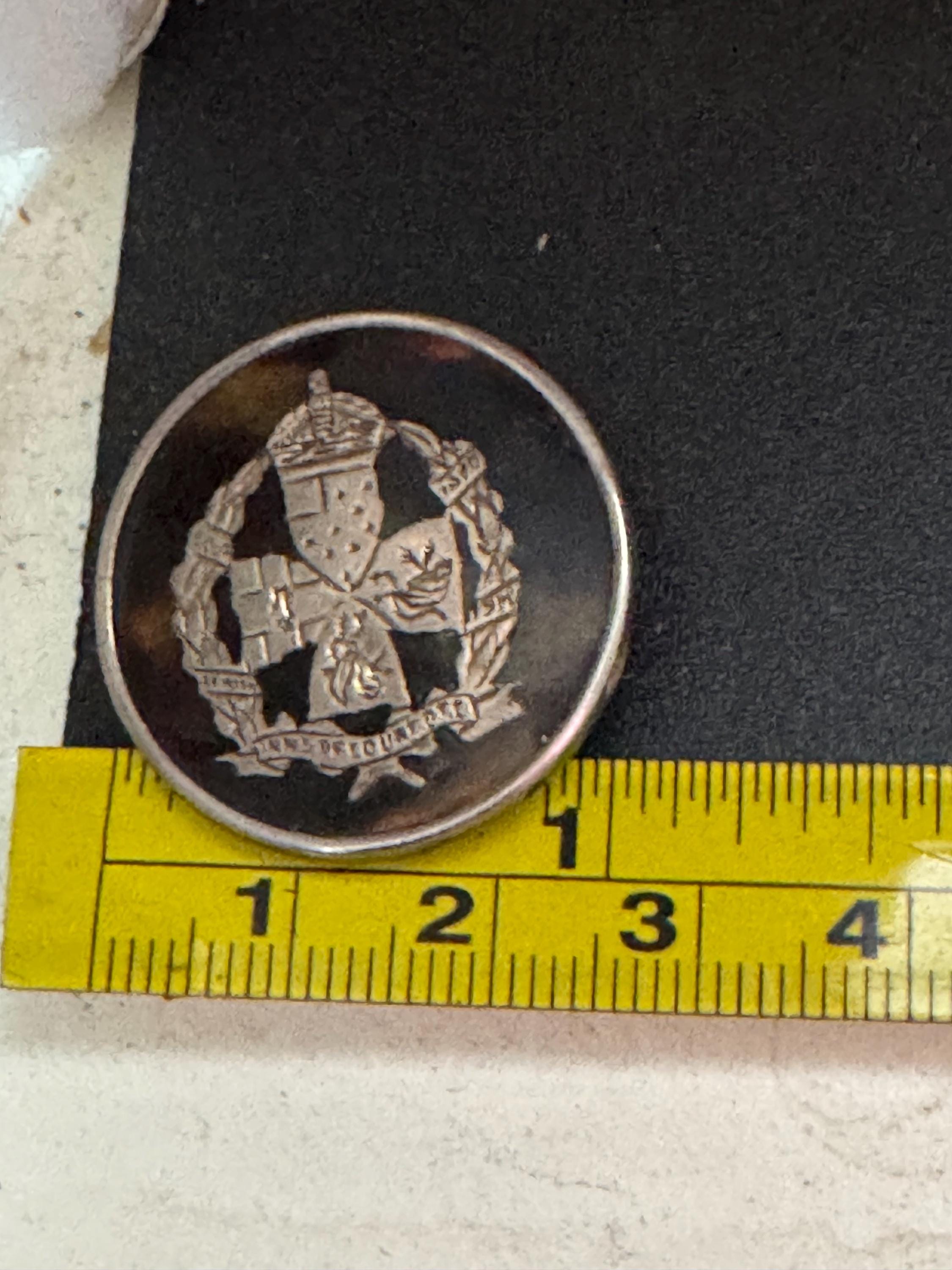 Antique 1912 Edwardian  925 sterling silver tortoisesgrll brooch 3.9grams 2.75cm full hallmarks