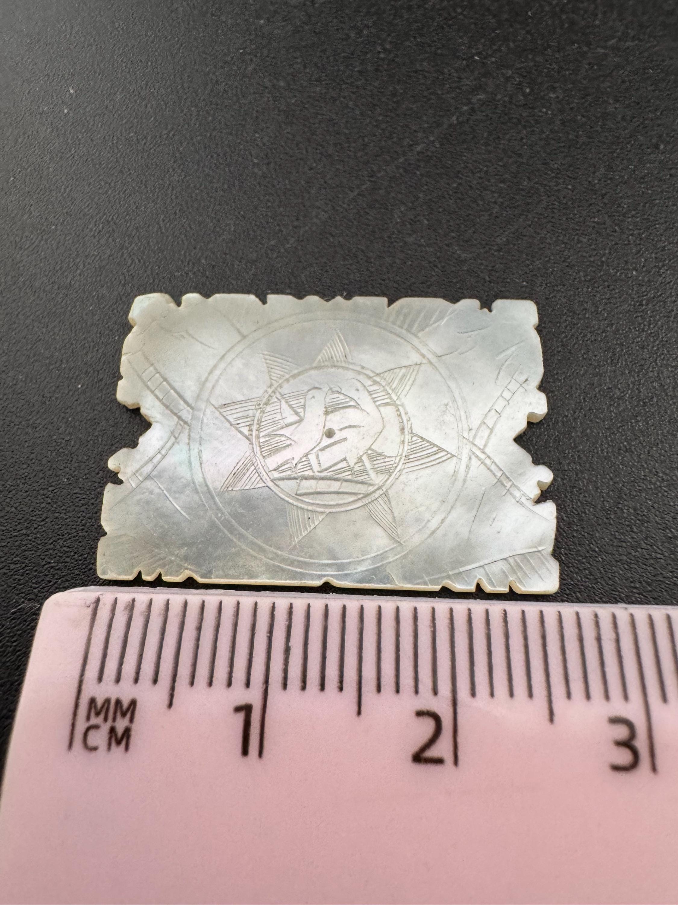 price per piece antique mother of pearl Chinese rectangular gaming counters circa 17-1800s ideal for jewellery upcycle project Quing dynasty