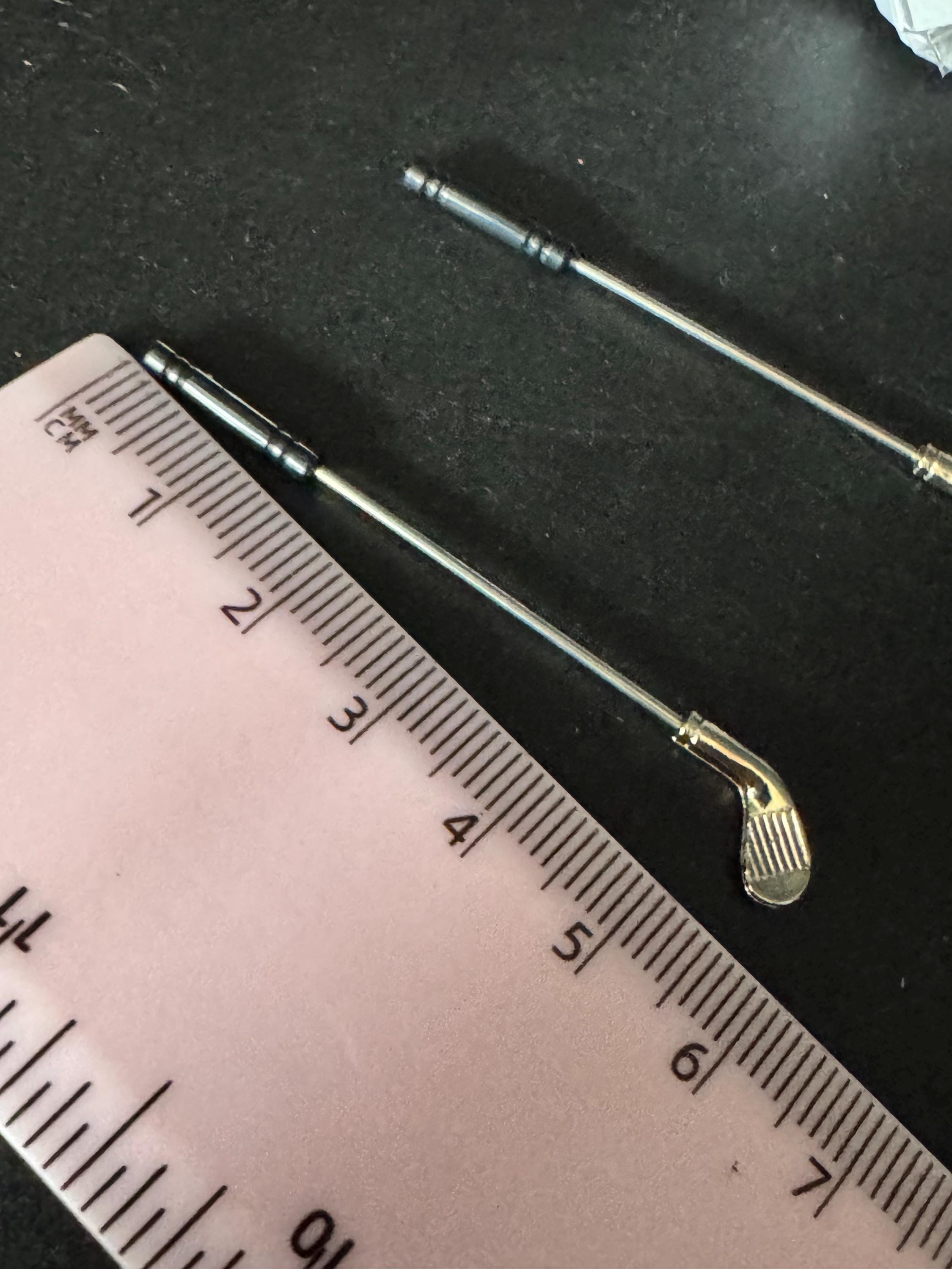 Miniature Golf Club Set: Dollhouse Cake Topper Decoration