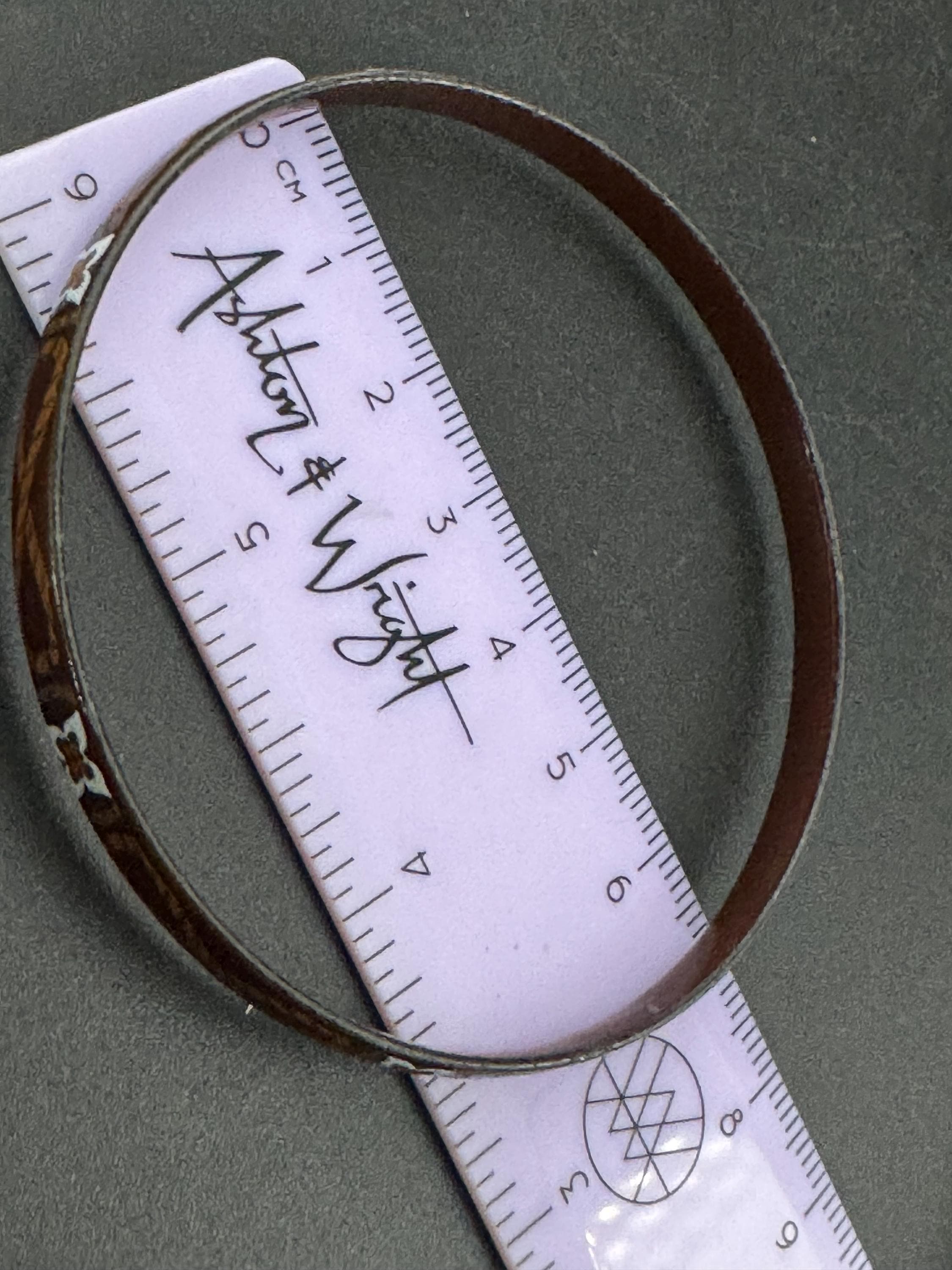 Vintage Michaela Frey Enamel Bangle: Austrian Floral Design