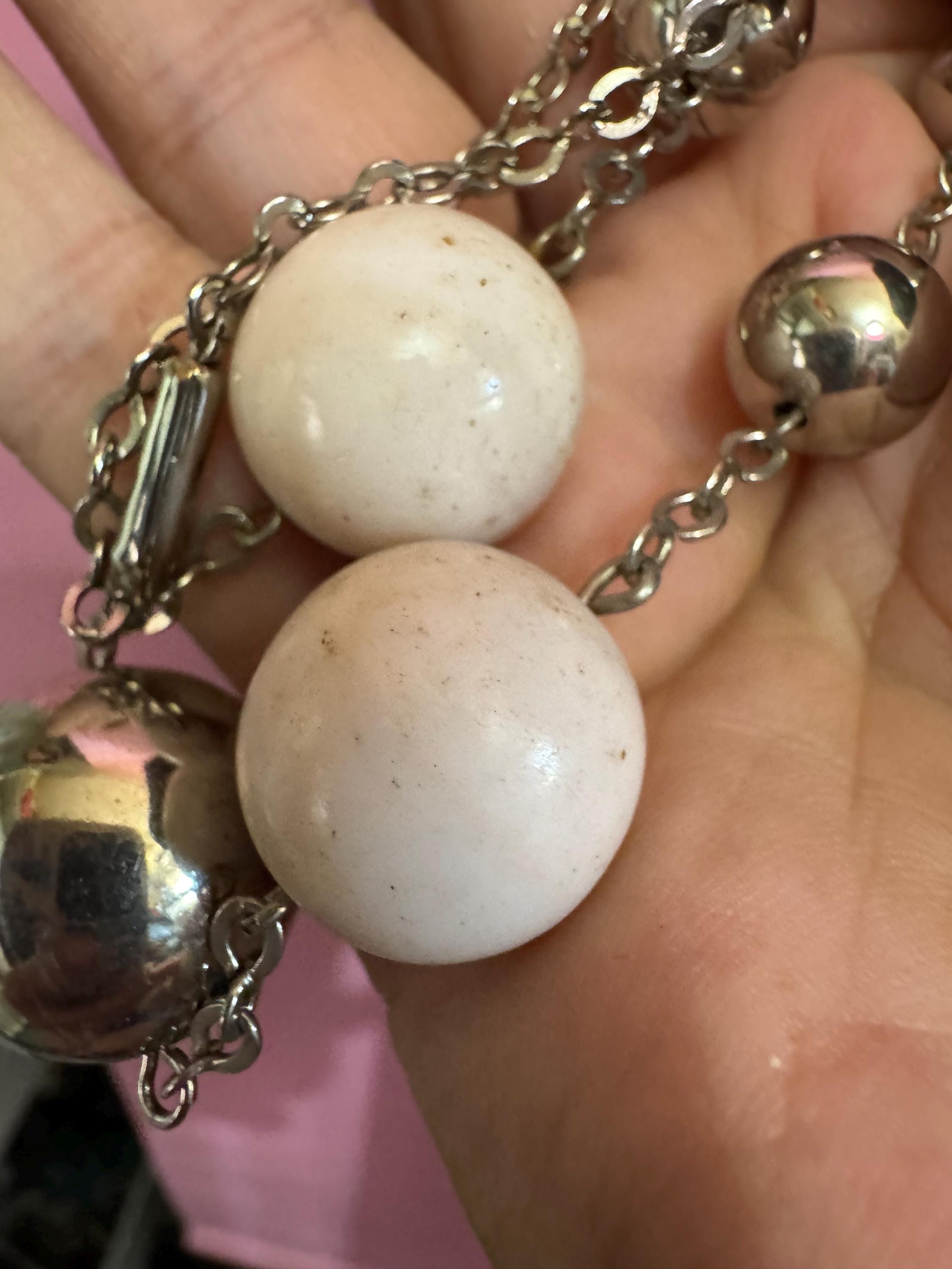 Genuine Czech silver Chromed deep light soft pink jakob Bengel style