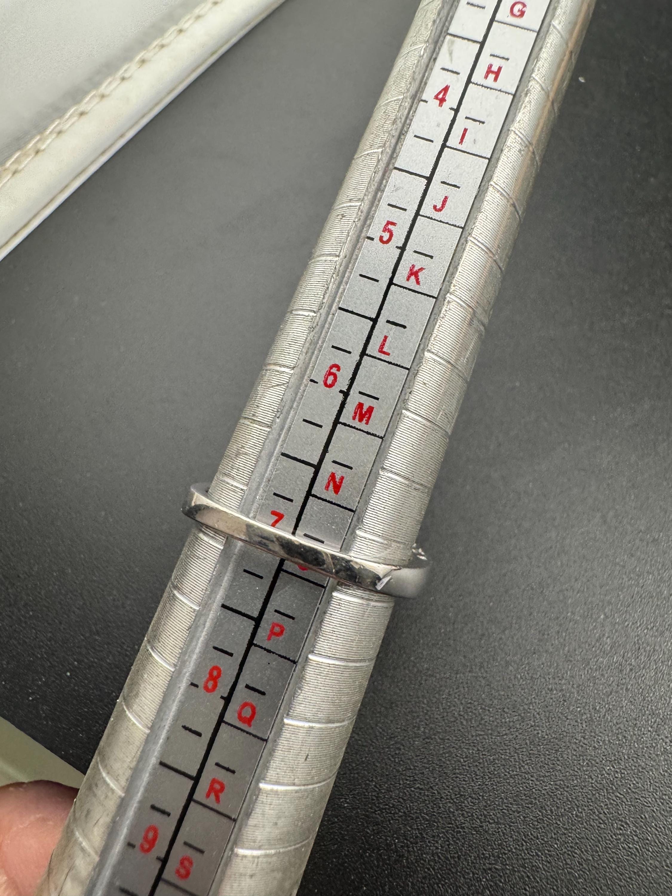 Retro Citrine & Pink Gemstone Ring: Sterling Silver 925, UK Size N.5