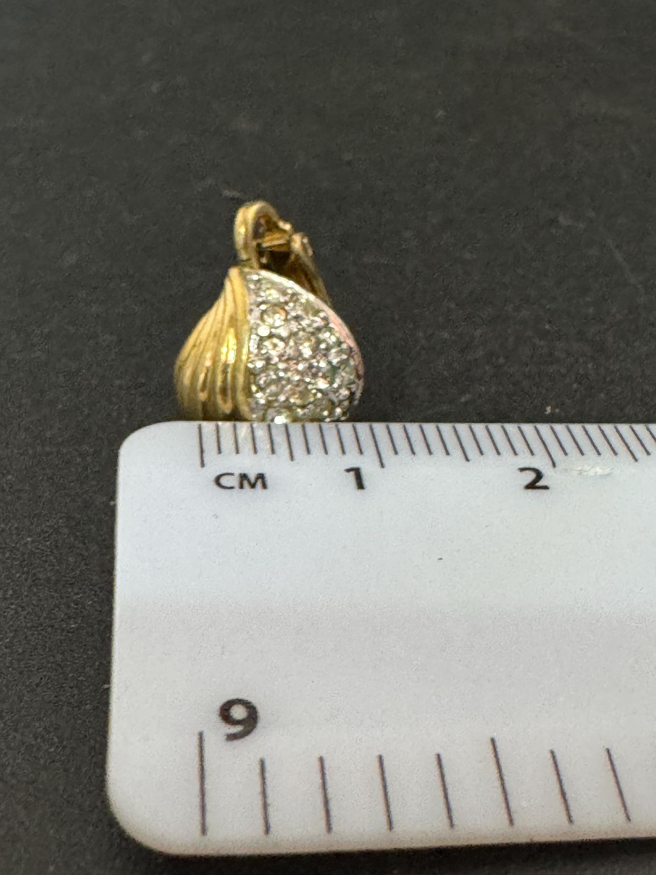 Signed GROSSE Vintage Rhinestone Clip On Earrings - Gold Tone