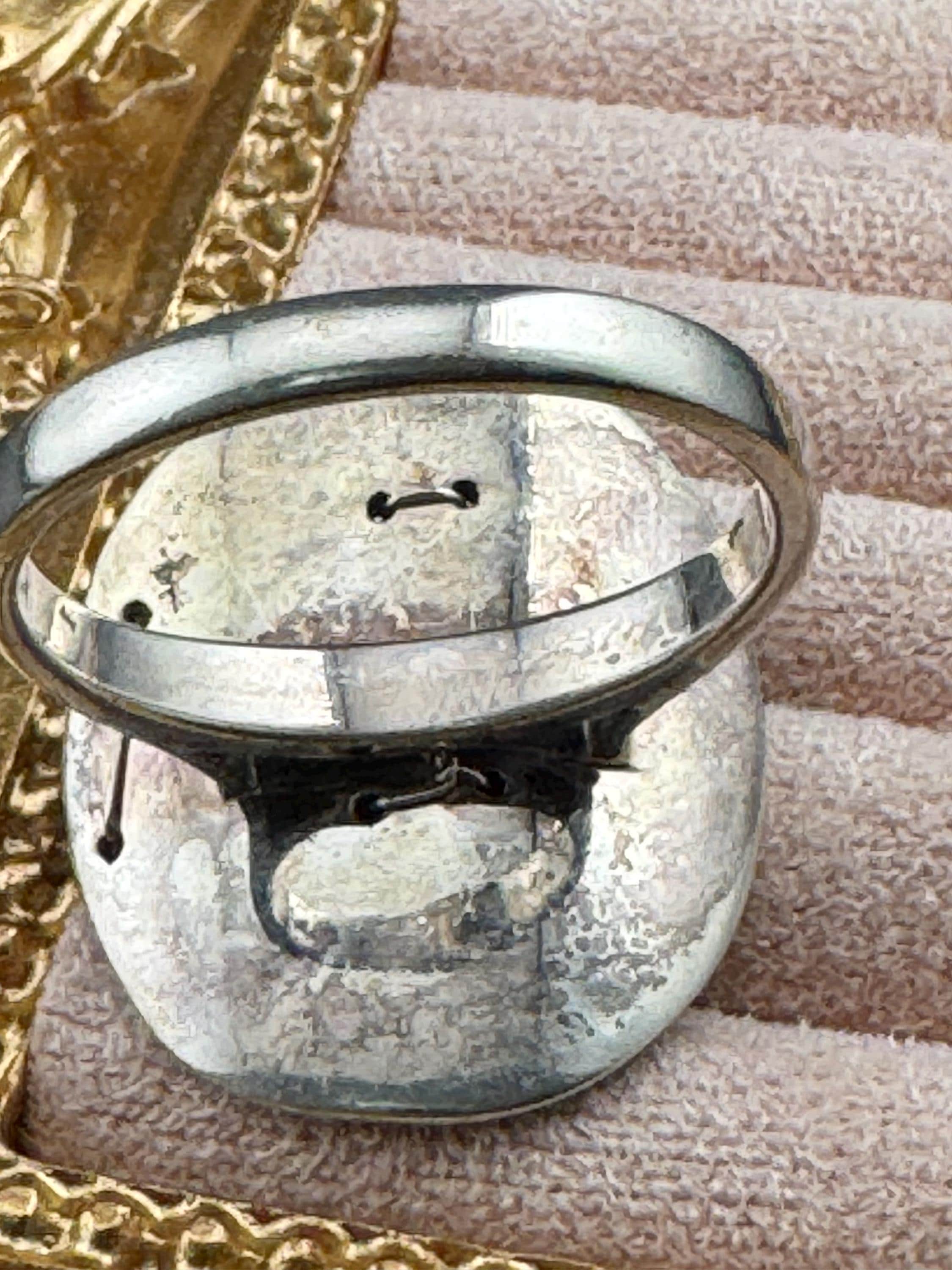 Mens Sterling Silver Gemstone Ring: Lapis, Malachite, Carnelian - UK Size T