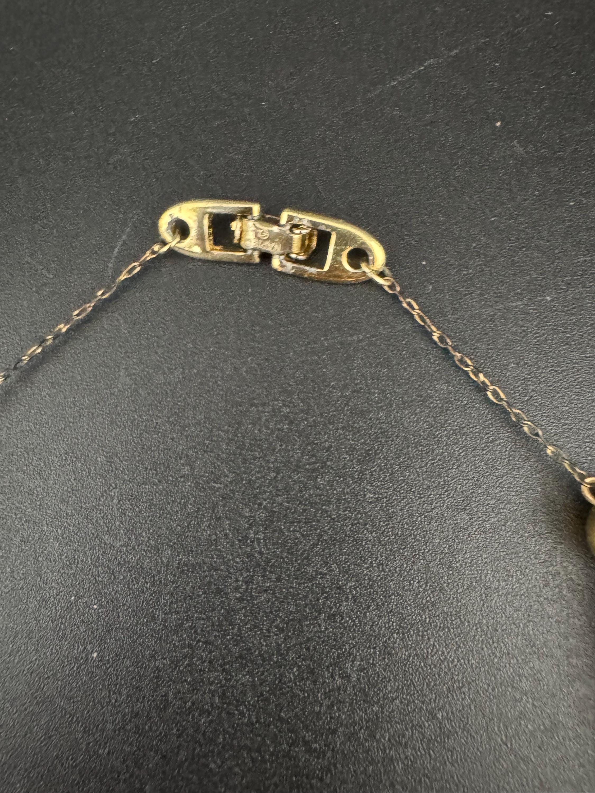 Signed 80s NAPIER Chunky Beaded Choker: Gold Tone, Amber Acrylic