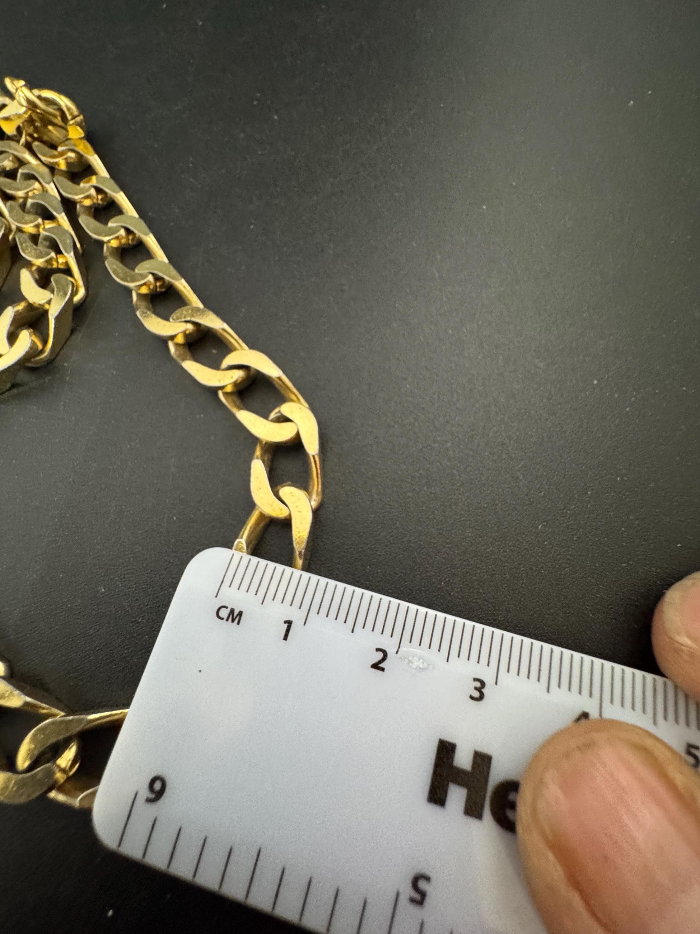 Vintage GROSSE Germany Gold Tone Curb Chain Necklace: Christian Dior Designer