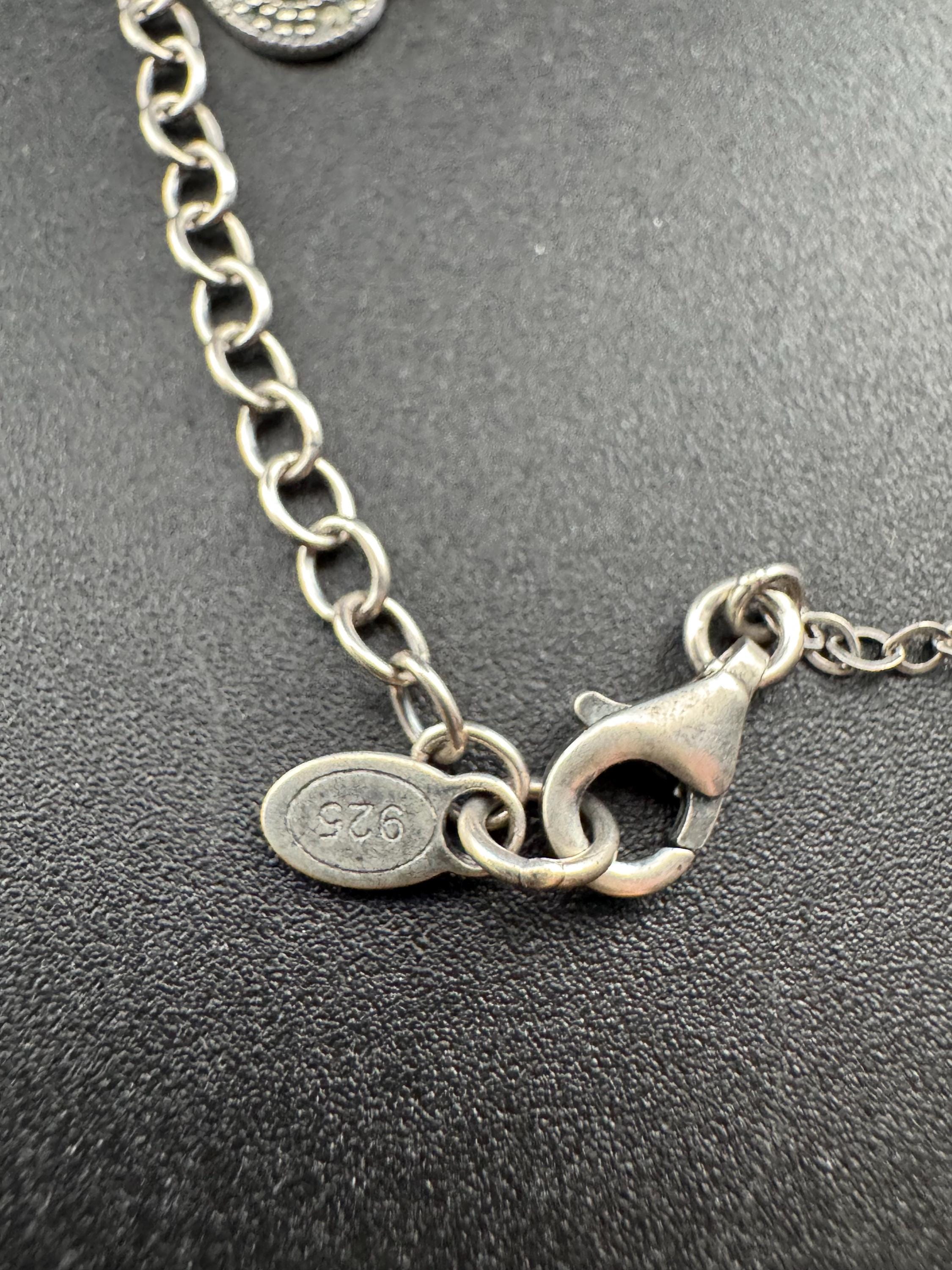 sterling silver and marcasite double love heart shaped pendant 3cm 3.6 grams on a 46cm 925 chain