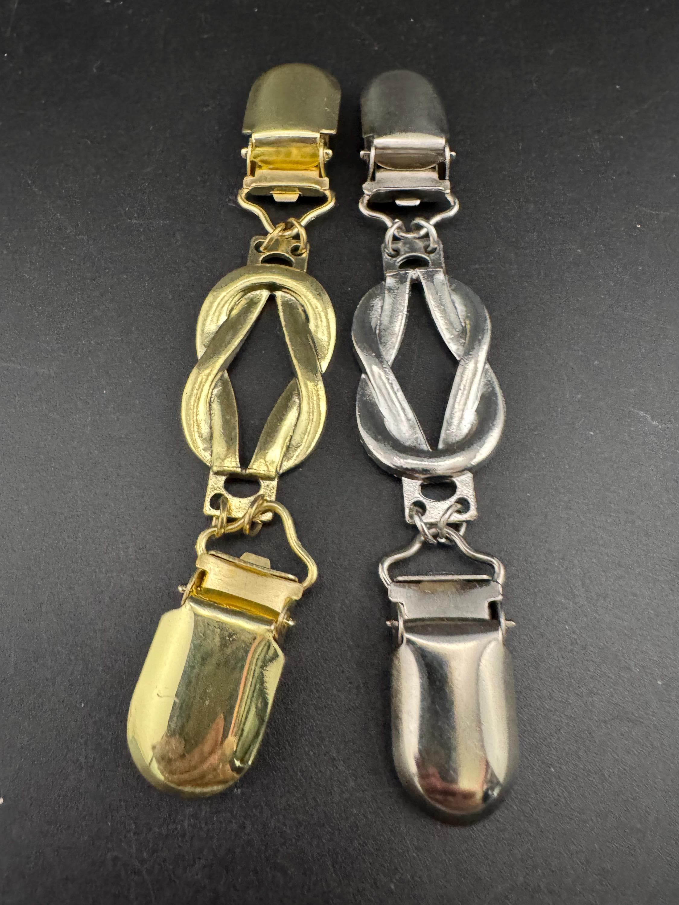 Celtic knot style silver or gold double belt buckle , sewing cardigan clip cloak clasp