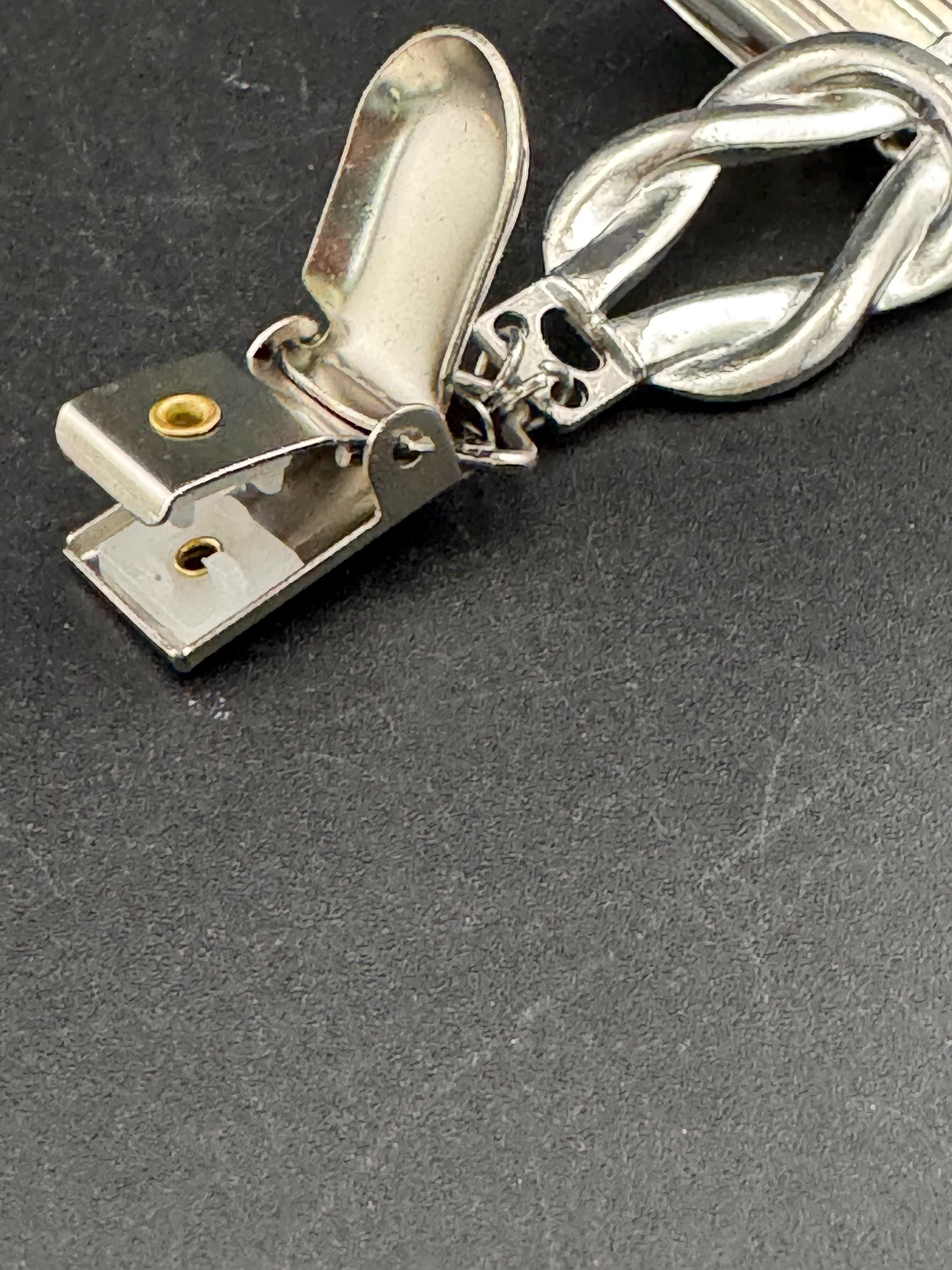 Celtic knot style silver or gold double belt buckle , sewing cardigan clip cloak clasp