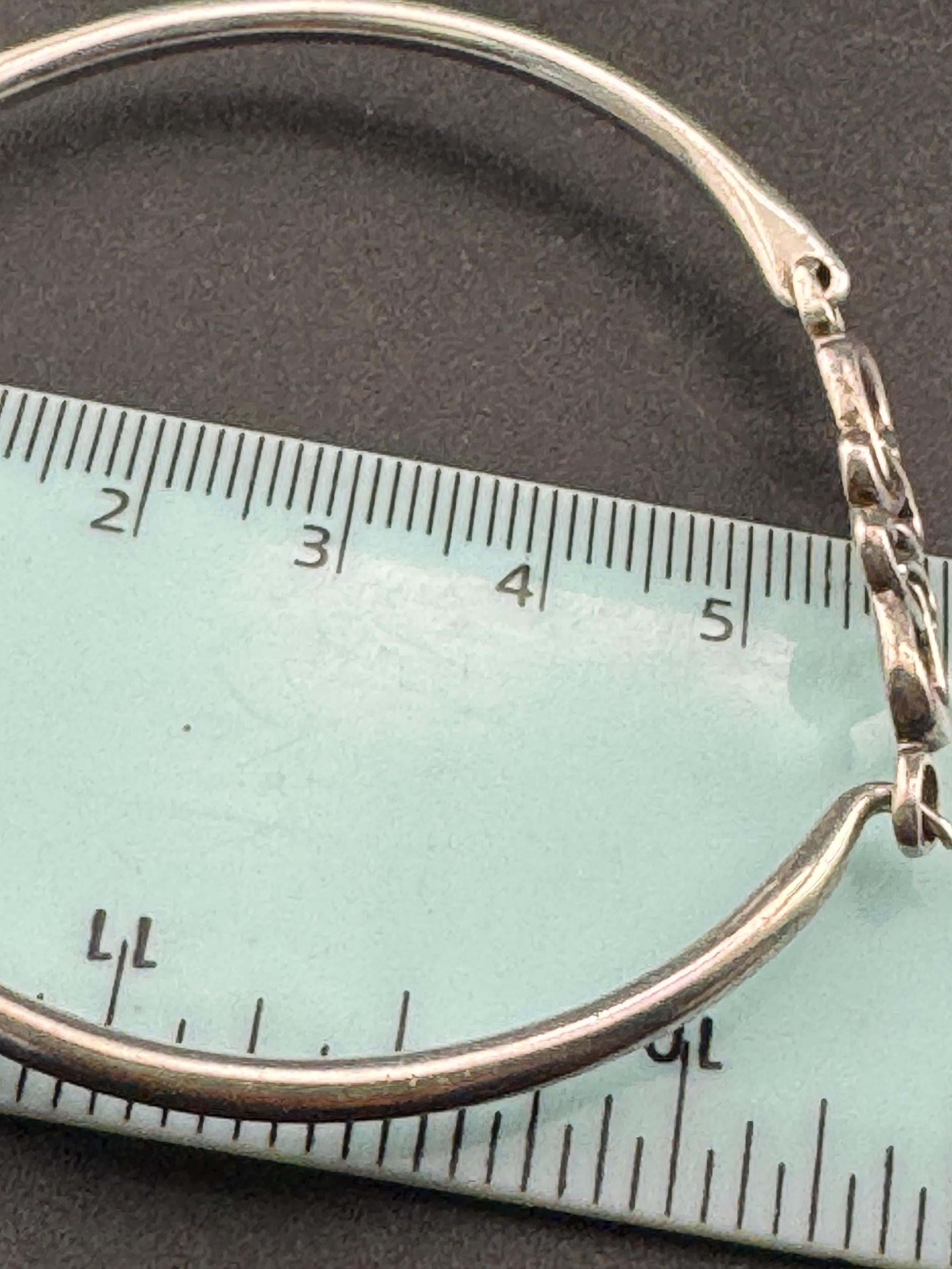 Vintage Art Nouveau 925 Silver Celtic bangle bracelet Rennie Mackintosh style Arts & Crafts style