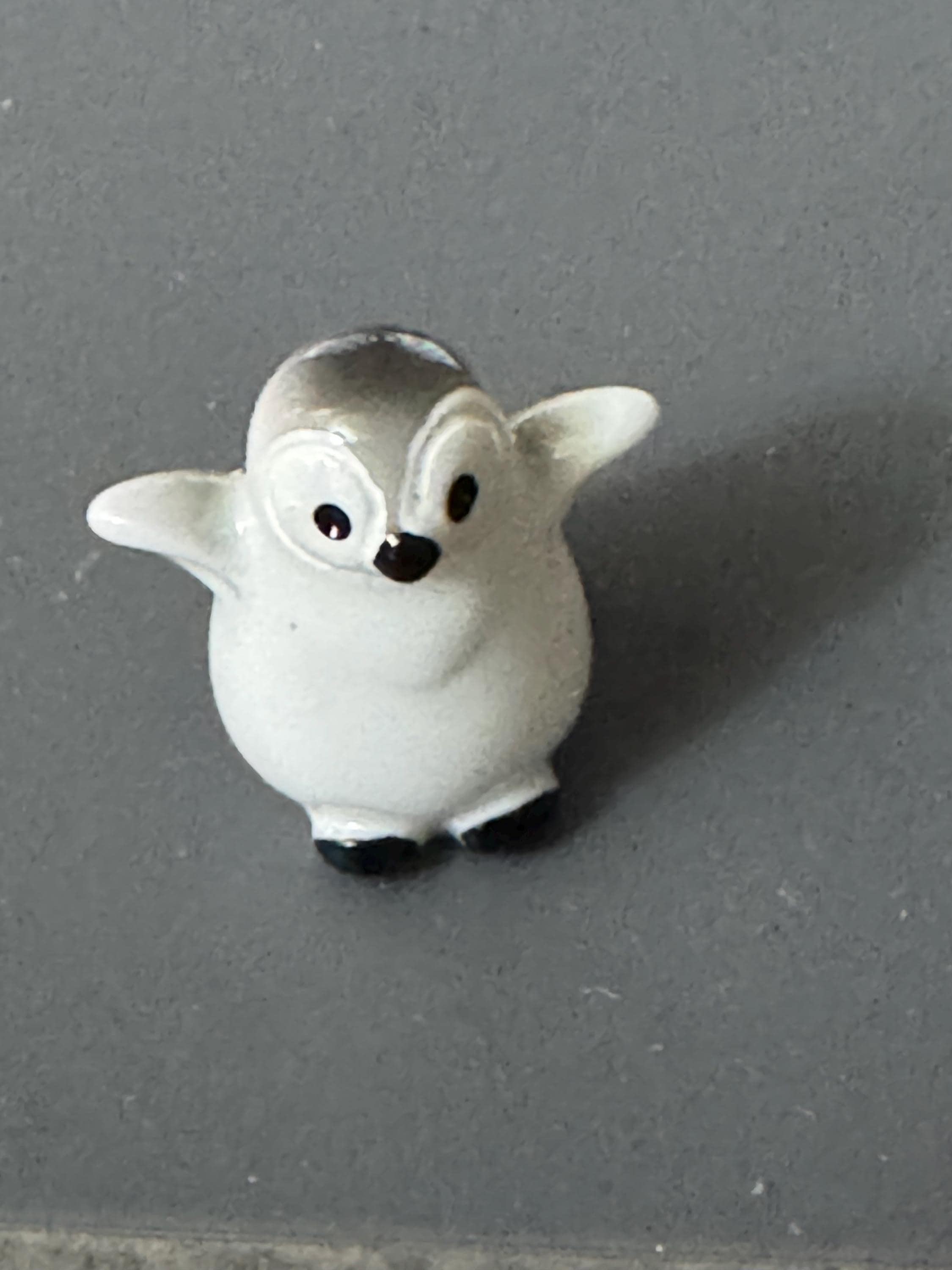 1 x miniature BABY PENGUIN cake decoration topper: reusable