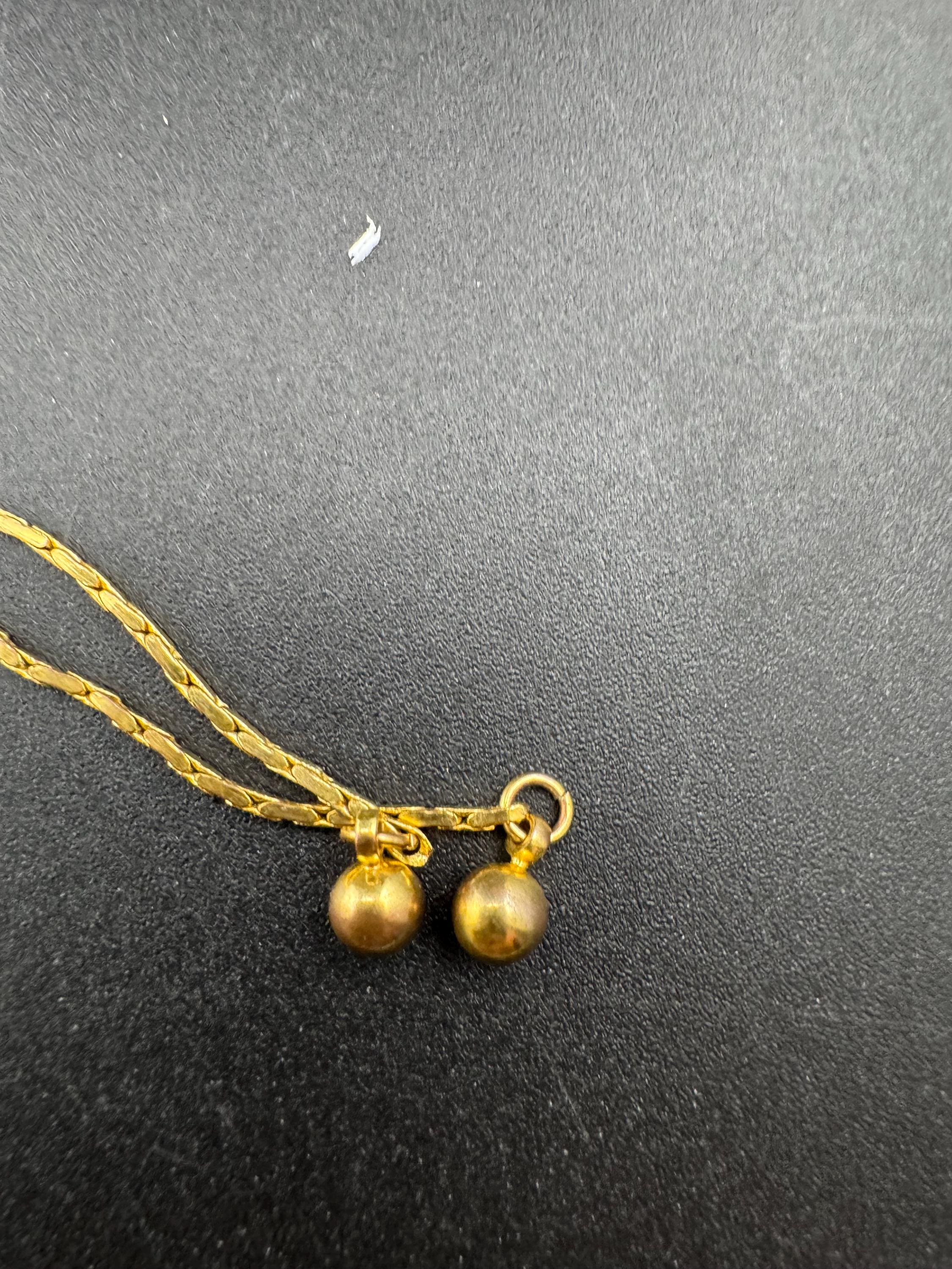 Vintage gold plated sapphire rhinestone flower lariat drop bolo necklace