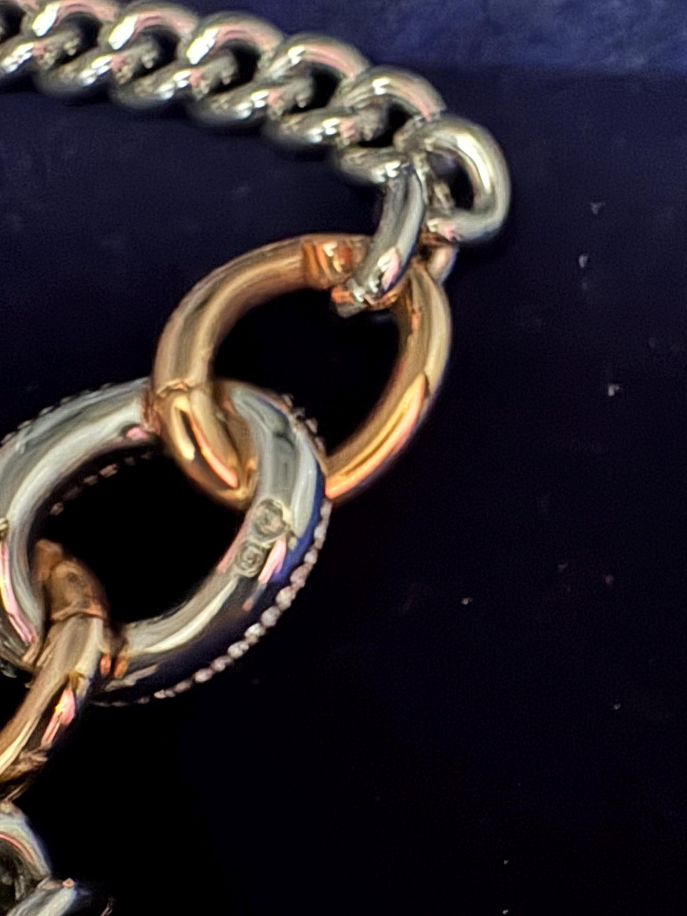 Signed Swarovski bound crystal chunky choker, bound design copper silver tone