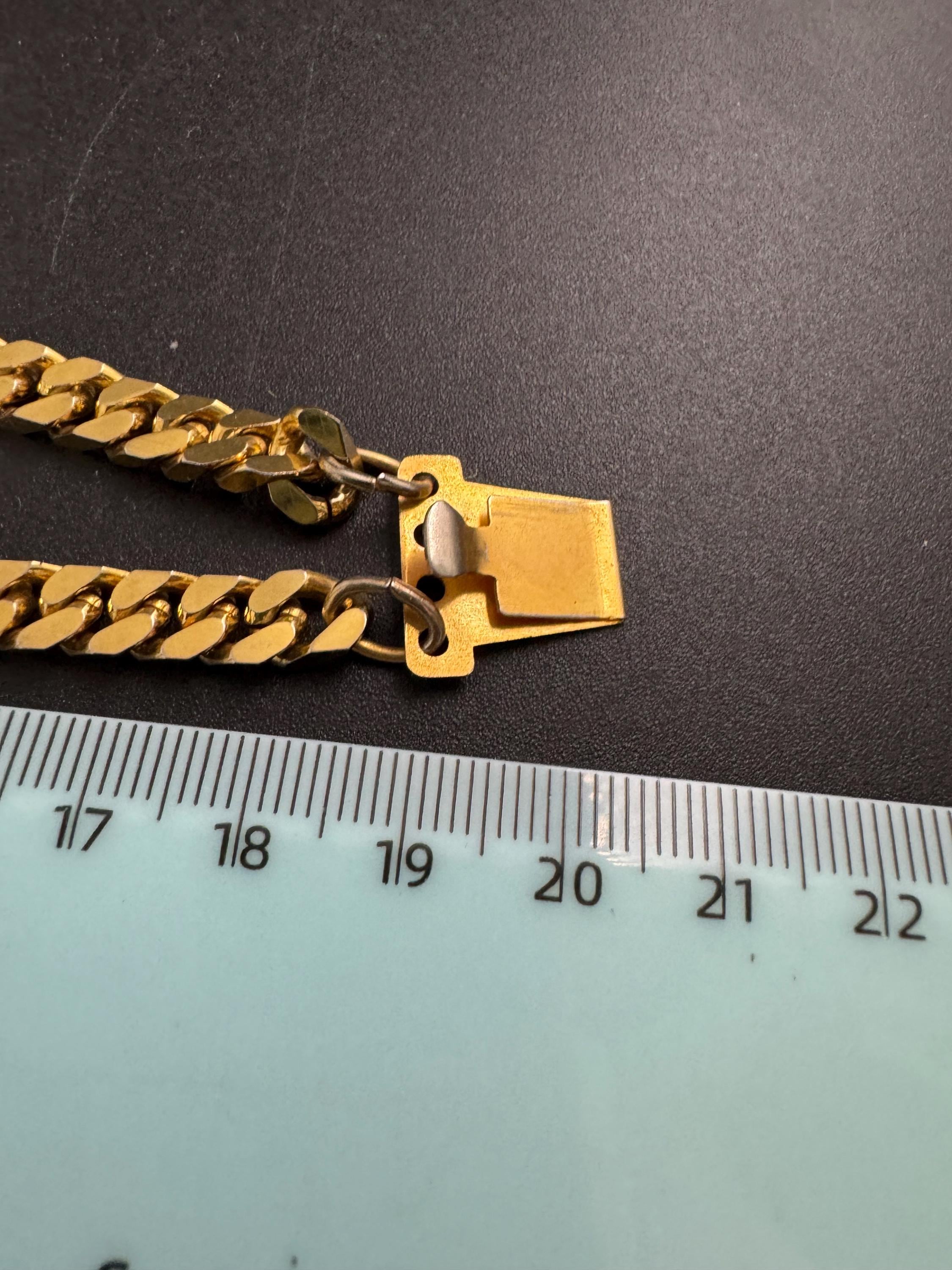 Signed idemaria novelty rhinestone watch bracelet, gold tone diamanté crystal