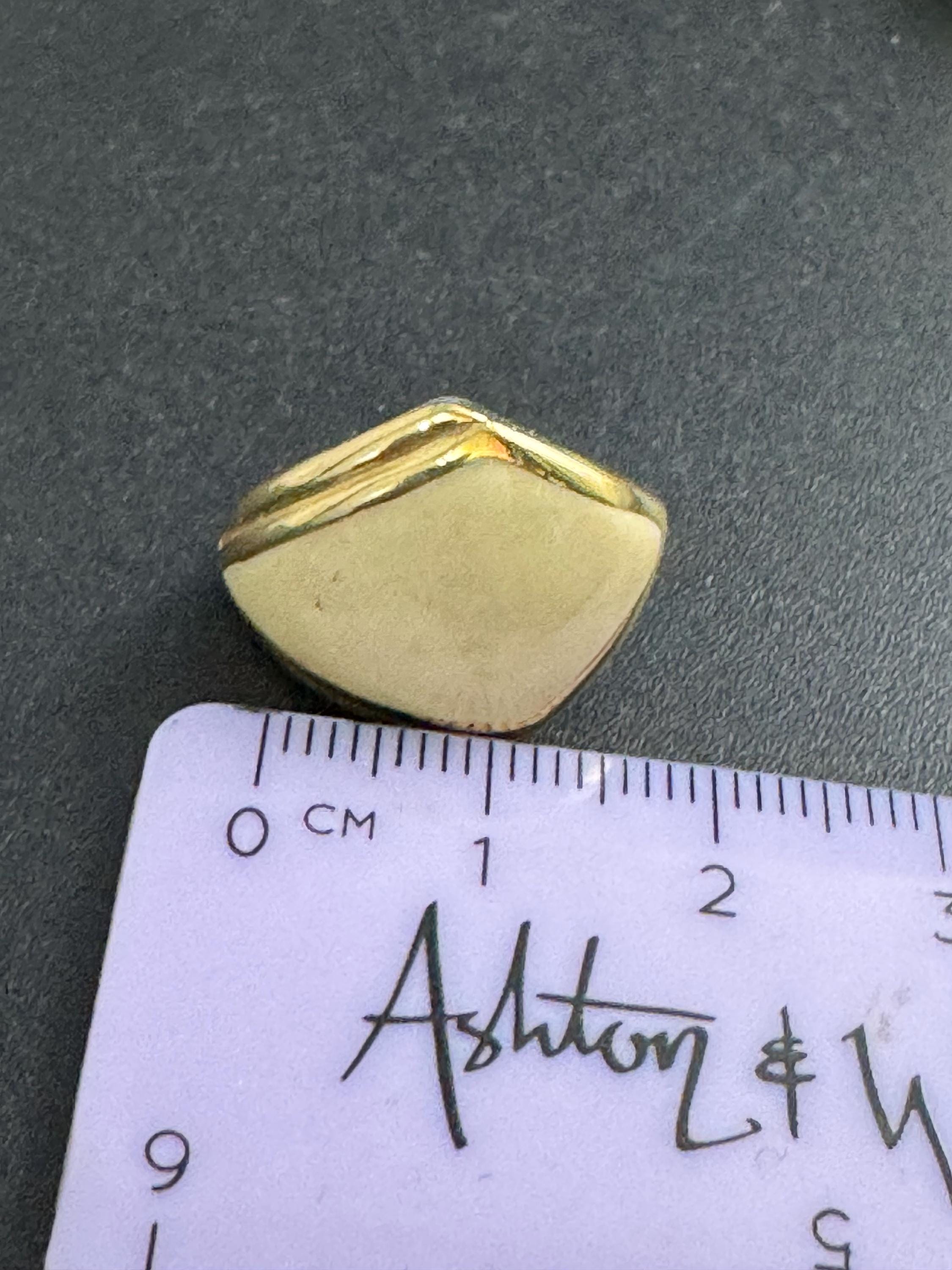 Signed MONET cream enamel pierced earrings, 80s studs