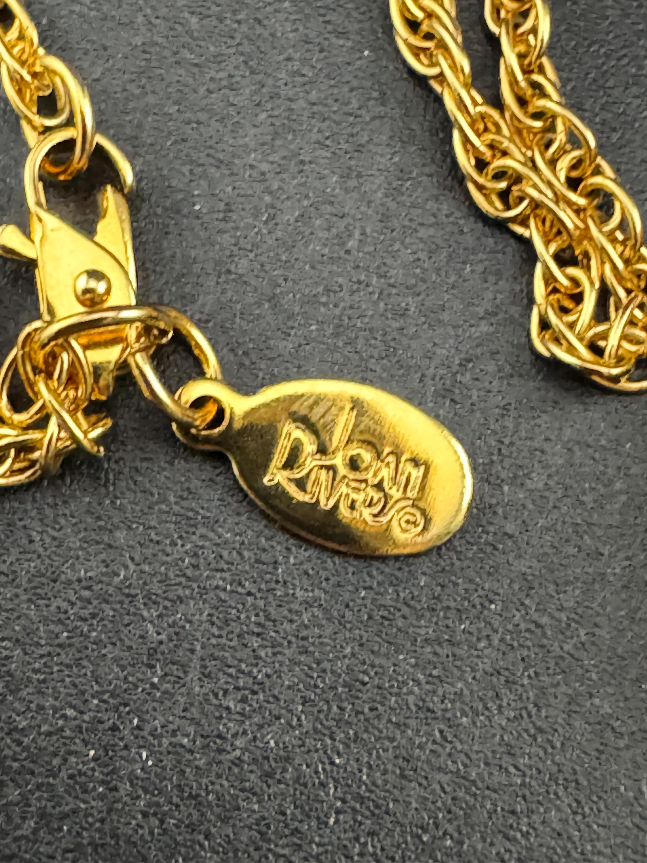 Joan Rivers black egg locket pendant necklace on 75cm chain, Faberge inspired