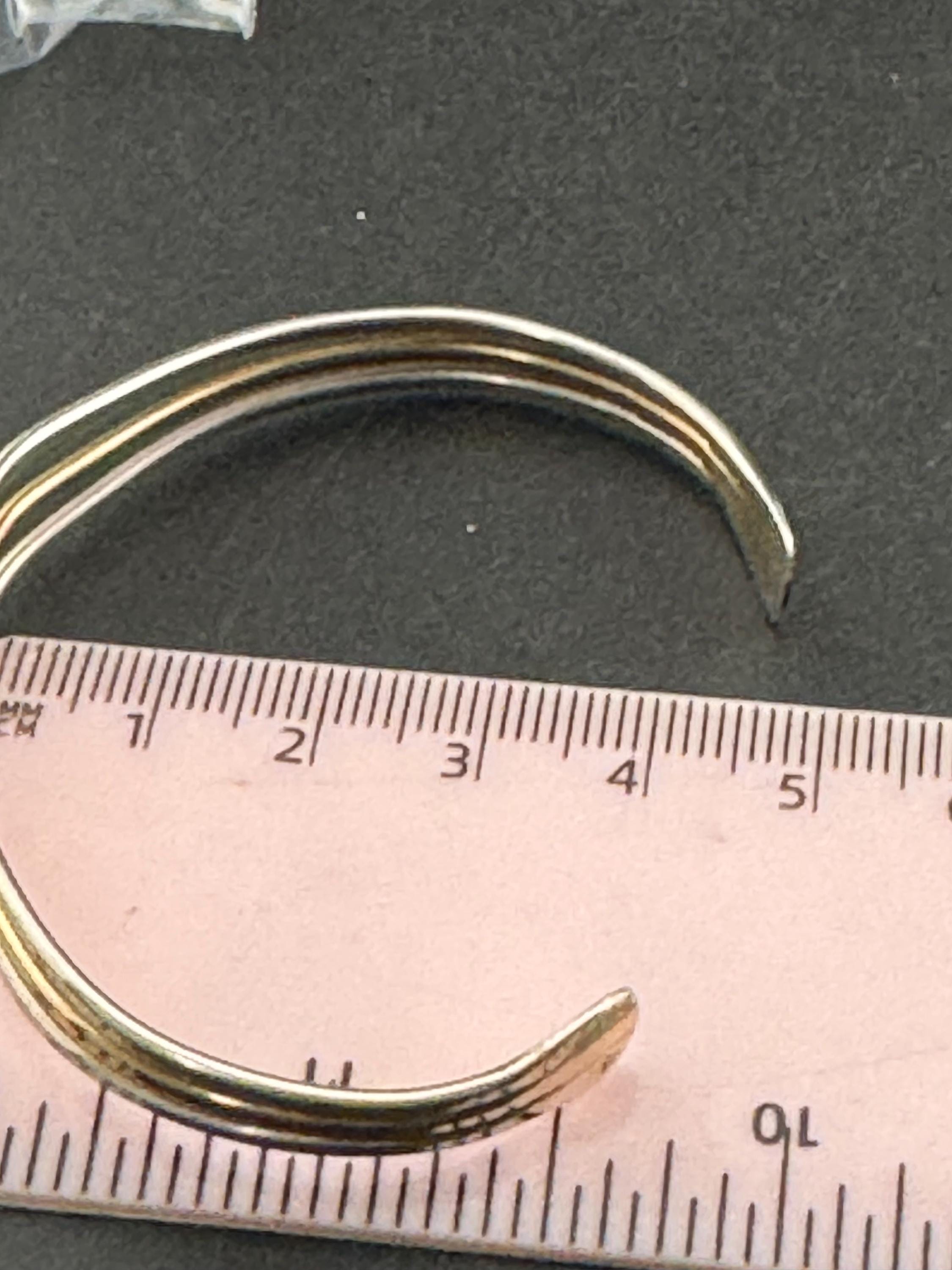 925 Sterling silver minimalist carnelian open bangle bracelet , gold  vermeil