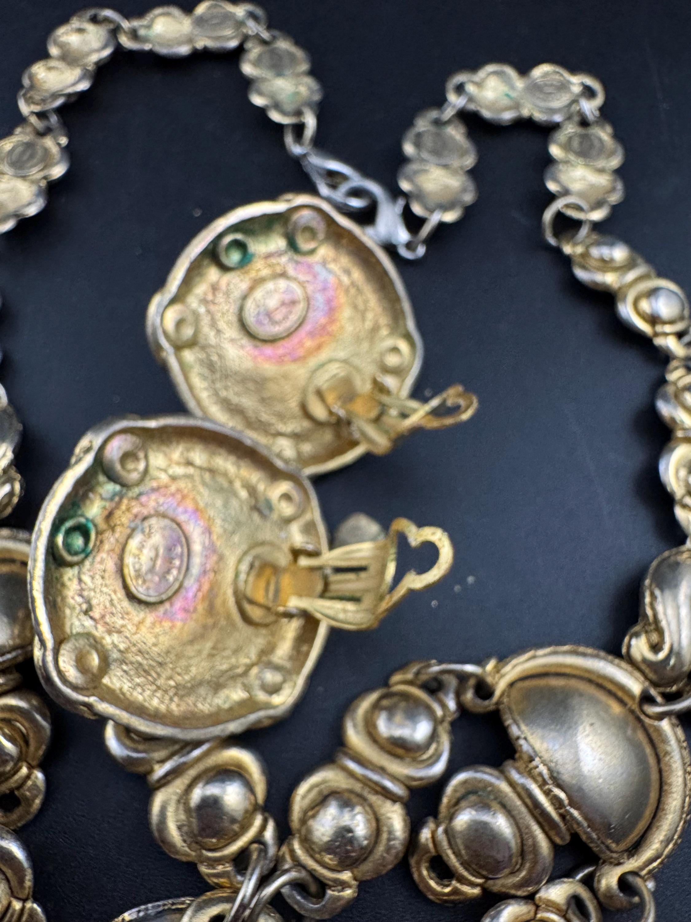 Vintage Chorange Paris Faux Pearl Jewelry Set, Signed French Designer