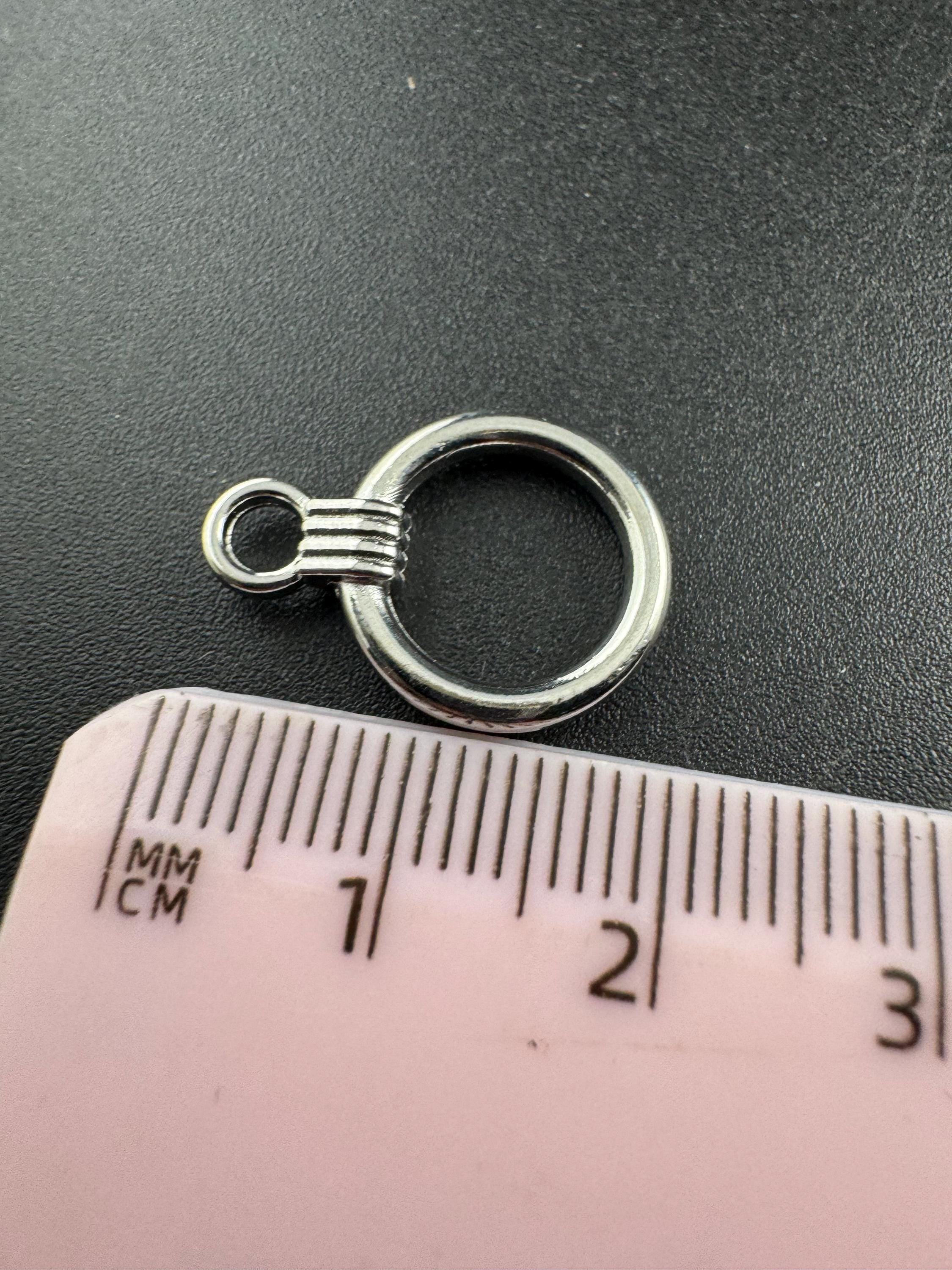 Toggle tbar necklace clasps, pack of 6 pairs, gold or silver tone