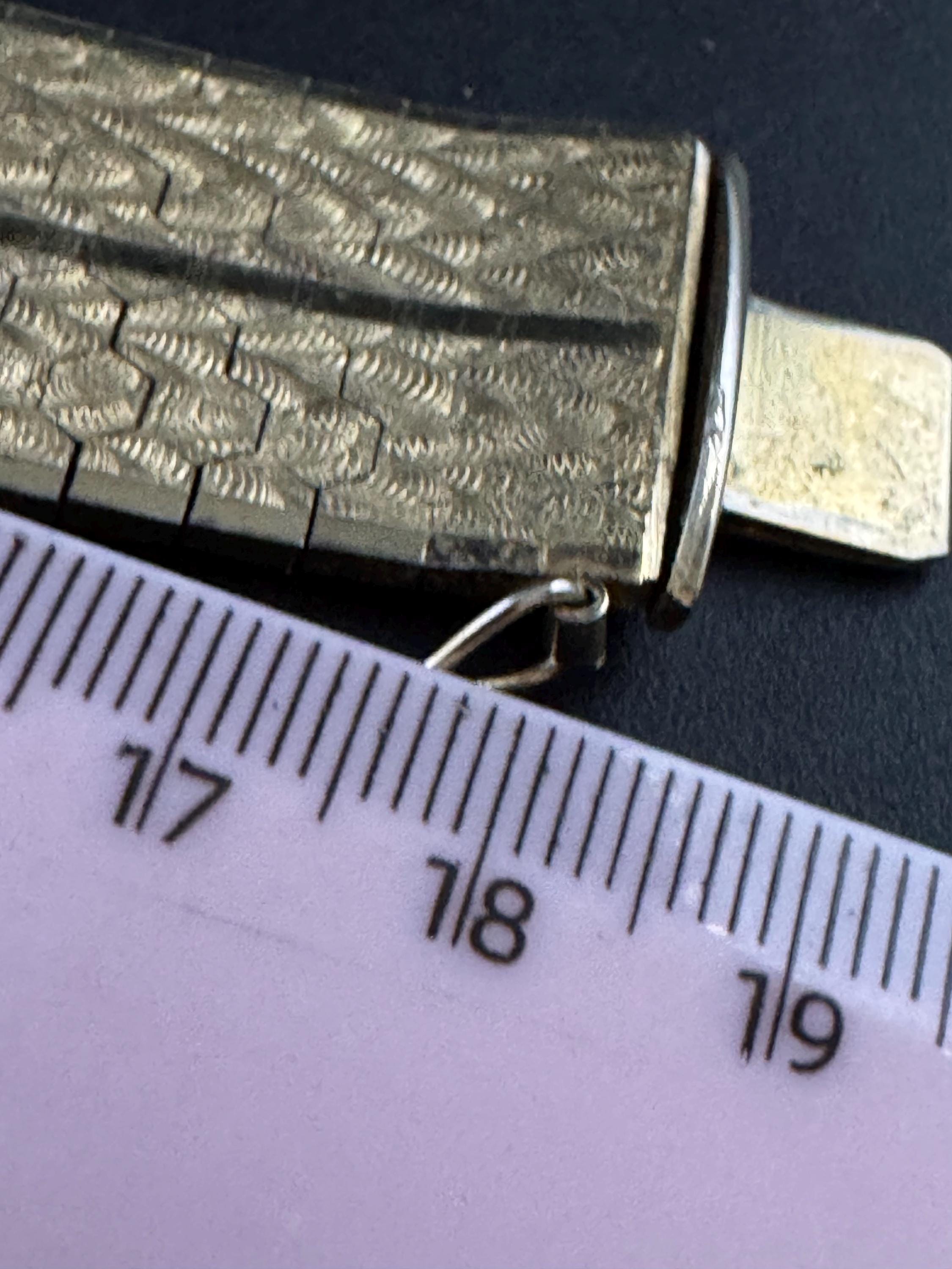 1970s Italian 18k Gold Plated Cuff Bracelet