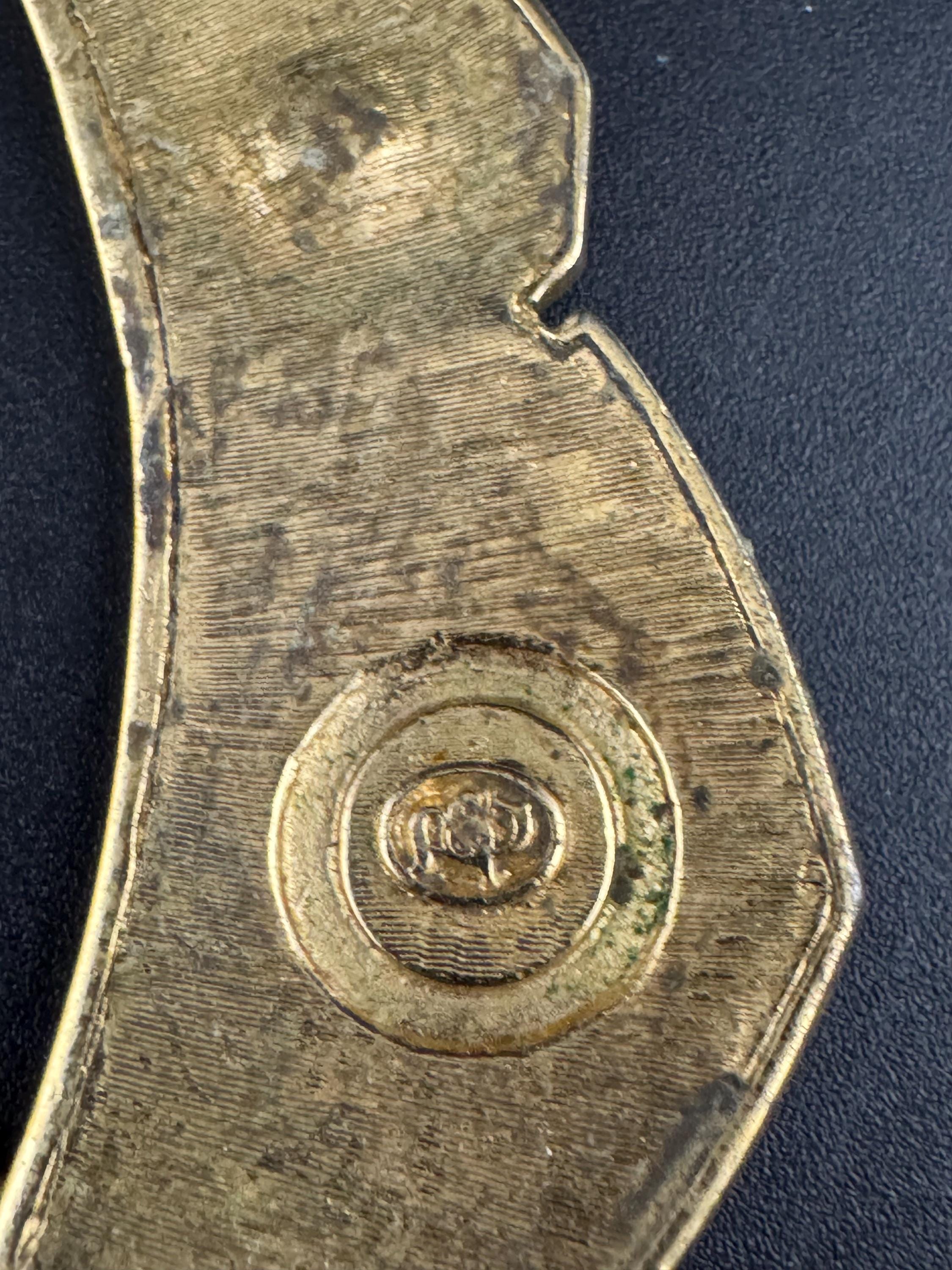 Vintage Bergdorf Goodman Choker: Cream Enamel Diamanté Gold Tone Necklace