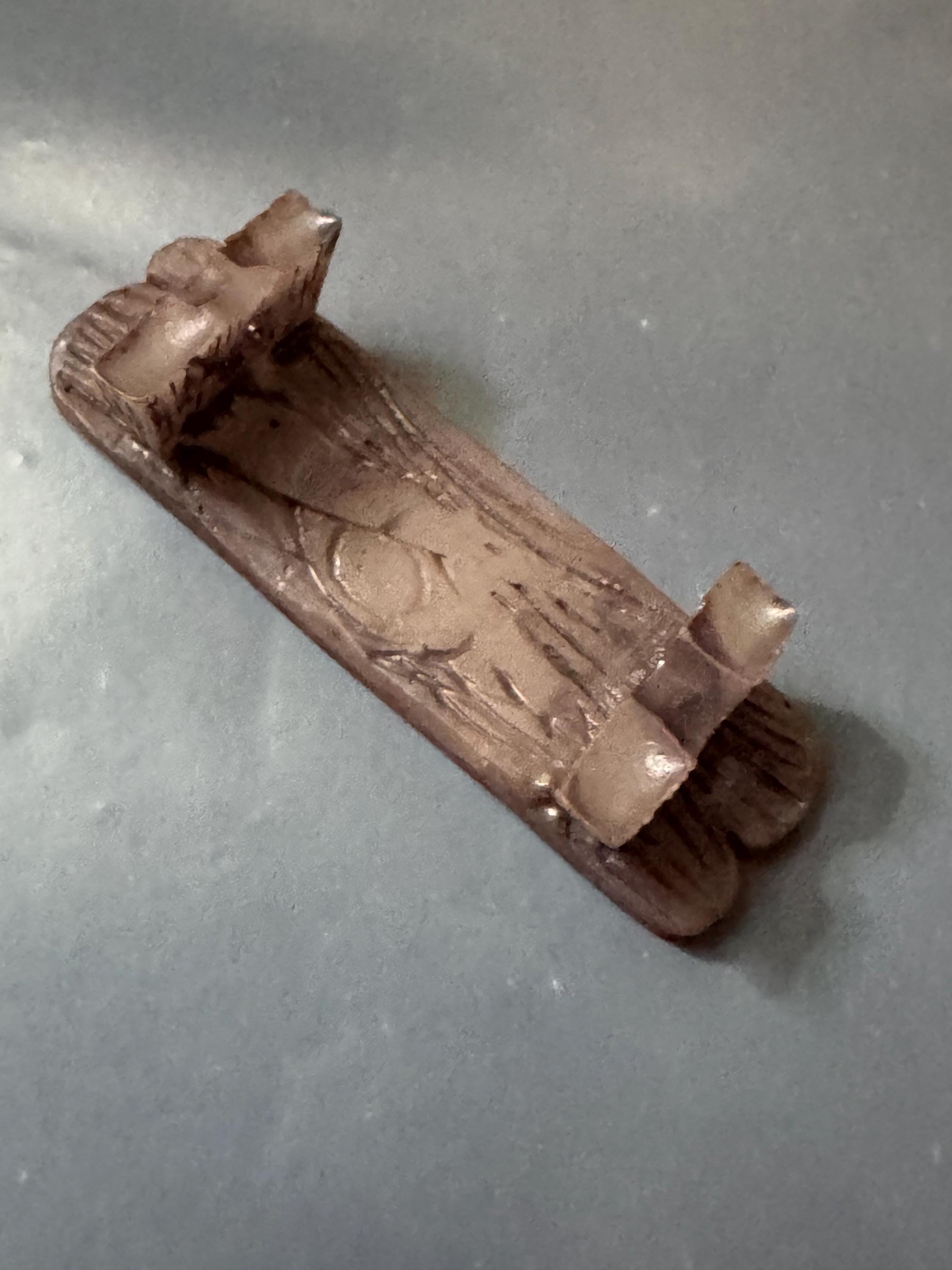 Miniature wooden bench, brown acrylic medium or small cake topper dollhouse scenery